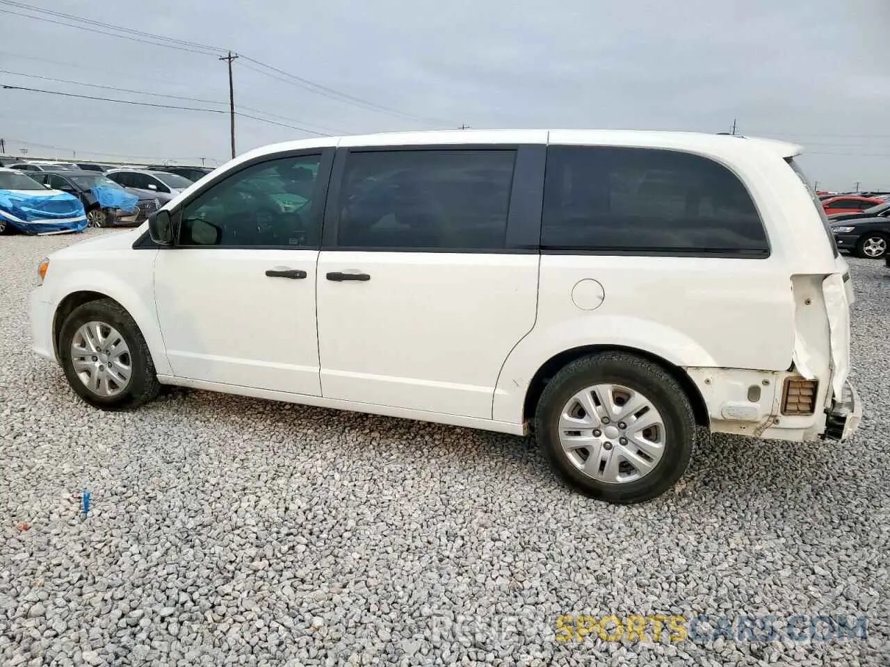2 Photograph of a damaged car 2C4RDGBG6LR237326 DODGE CARAVAN 2020