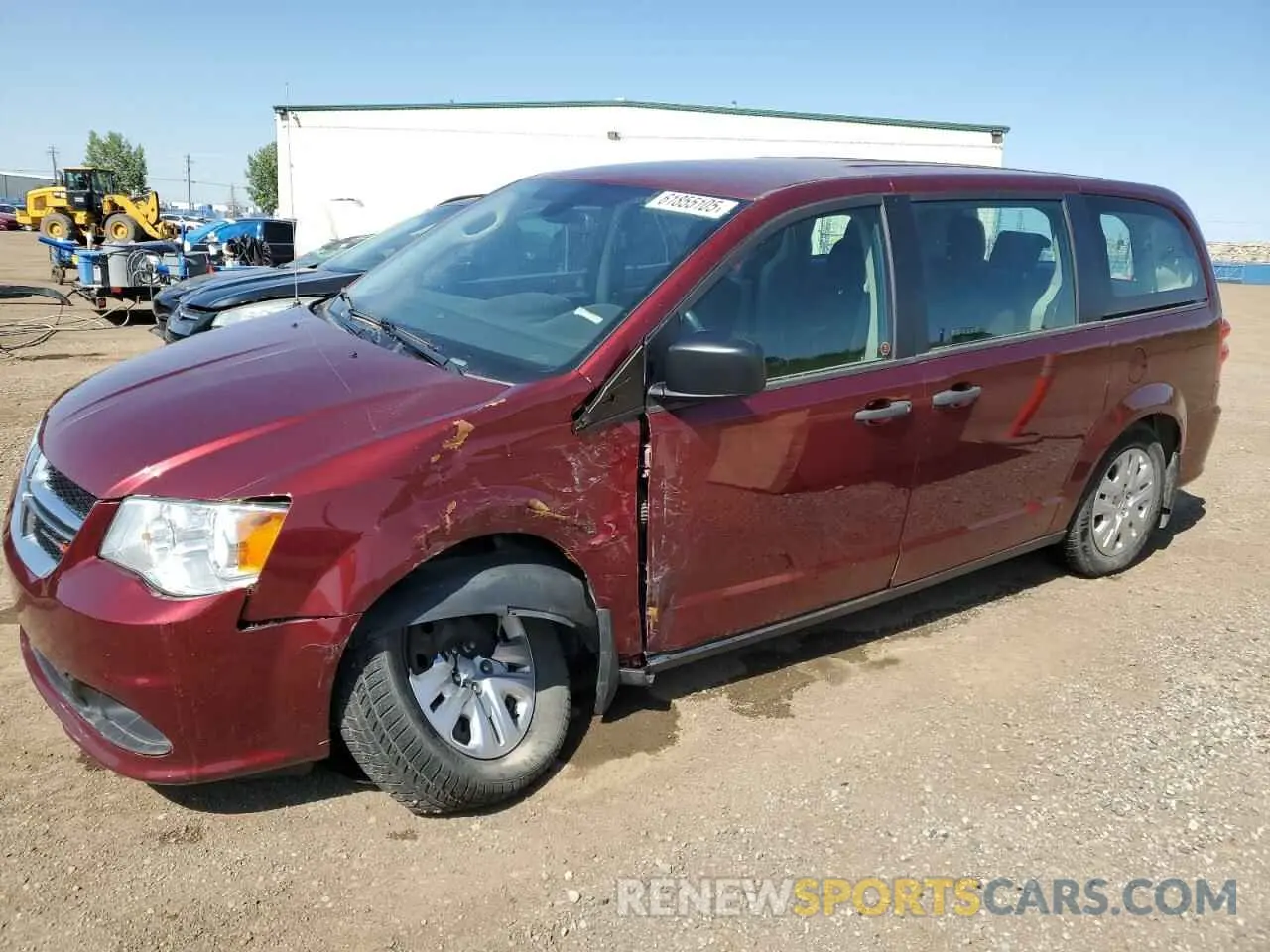 1 Photograph of a damaged car 2C4RDGBG7LR185012 DODGE CARAVAN 2020