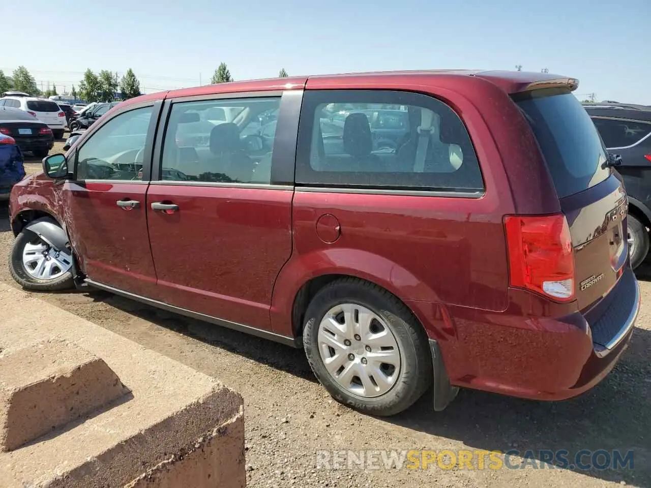 2 Photograph of a damaged car 2C4RDGBG7LR185012 DODGE CARAVAN 2020