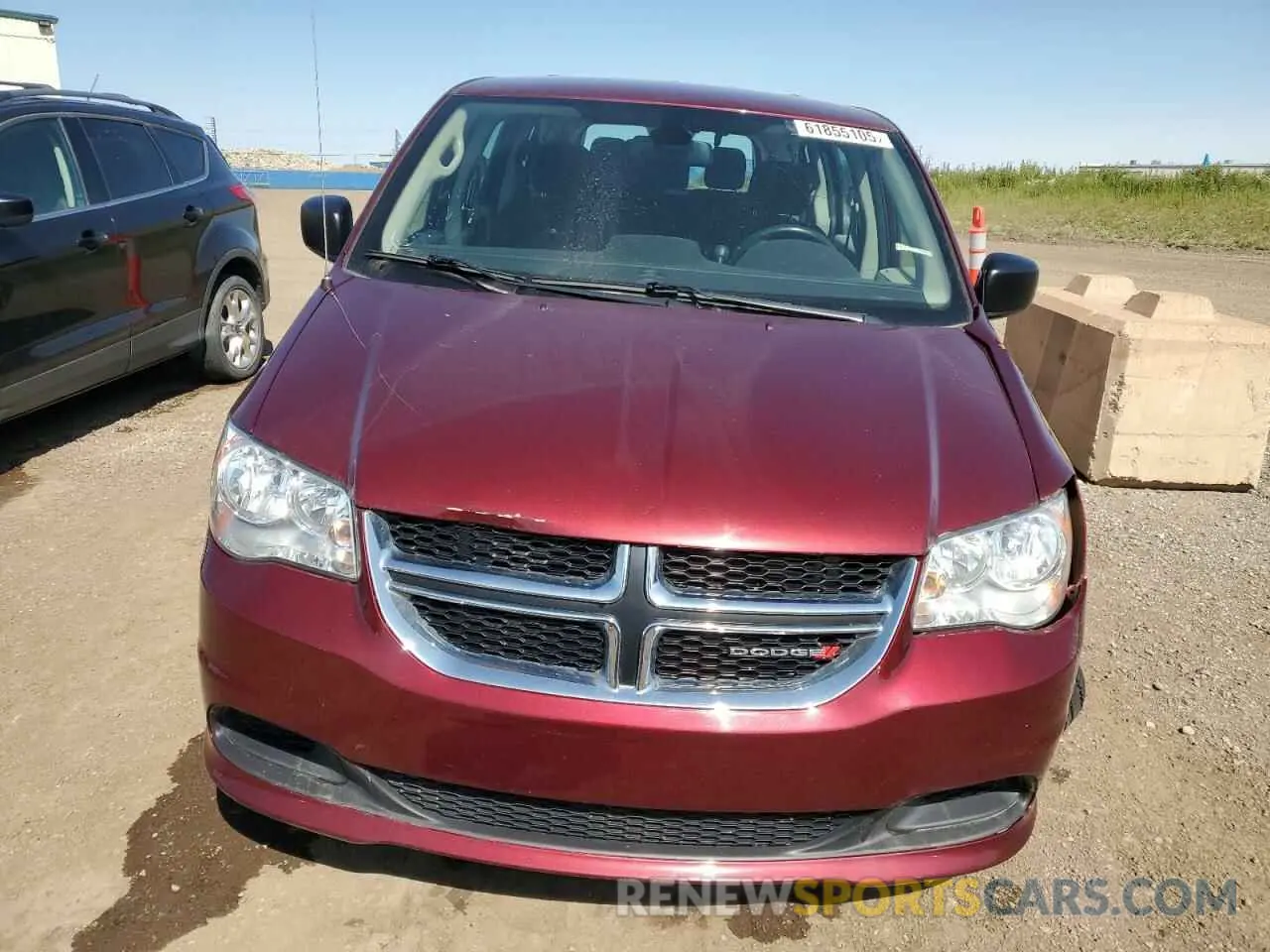 5 Photograph of a damaged car 2C4RDGBG7LR185012 DODGE CARAVAN 2020