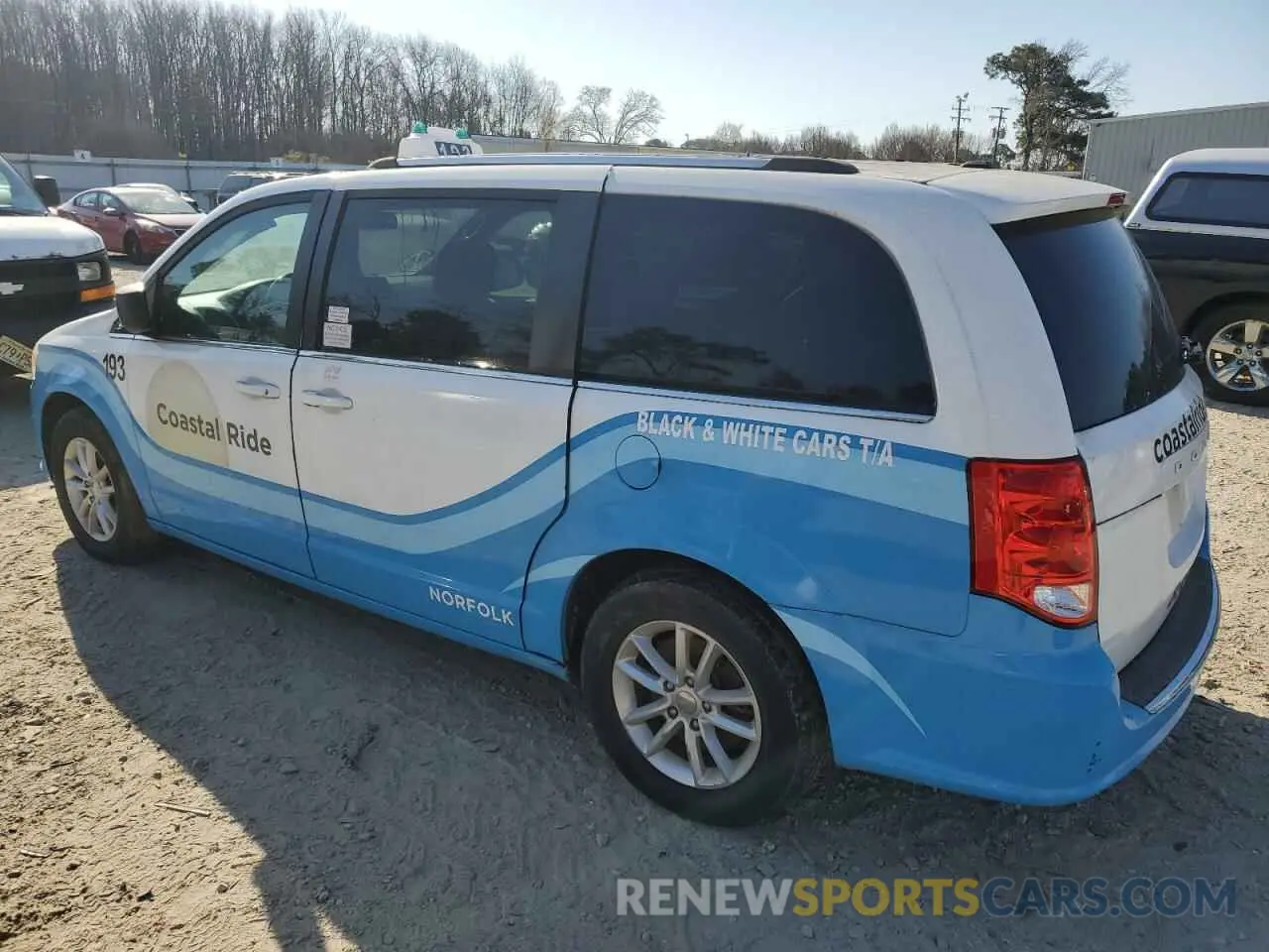 2 Photograph of a damaged car 2C4RDGCG1LR179849 DODGE CARAVAN 2020