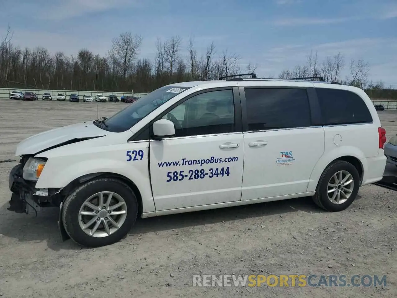 1 Photograph of a damaged car 2C4RDGCG5LR207622 DODGE CARAVAN 2020