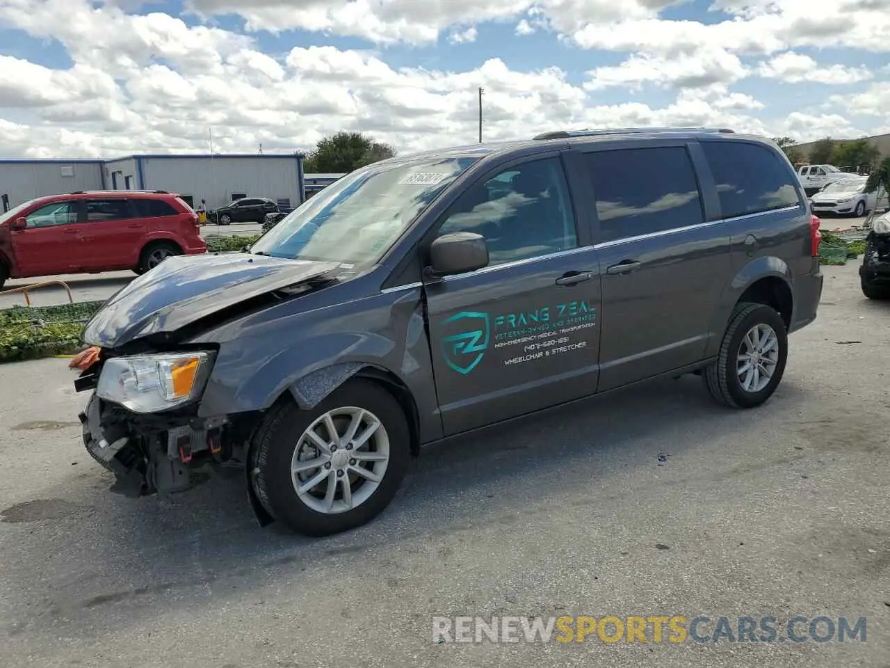 1 Photograph of a damaged car 2C4RDGCG6LR228351 DODGE CARAVAN 2020