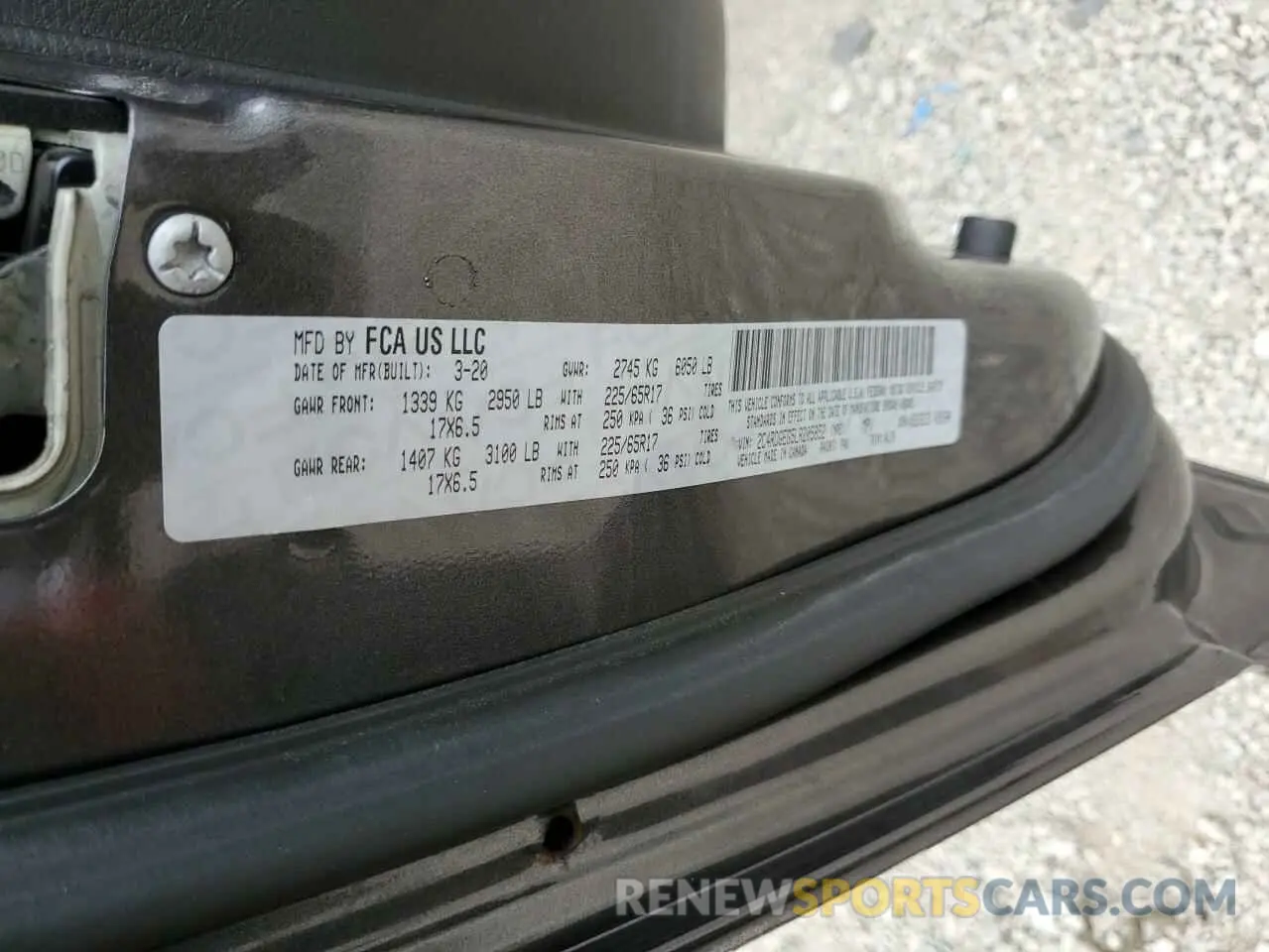 14 Photograph of a damaged car 2C4RDGEG5LR205852 DODGE CARAVAN 2020