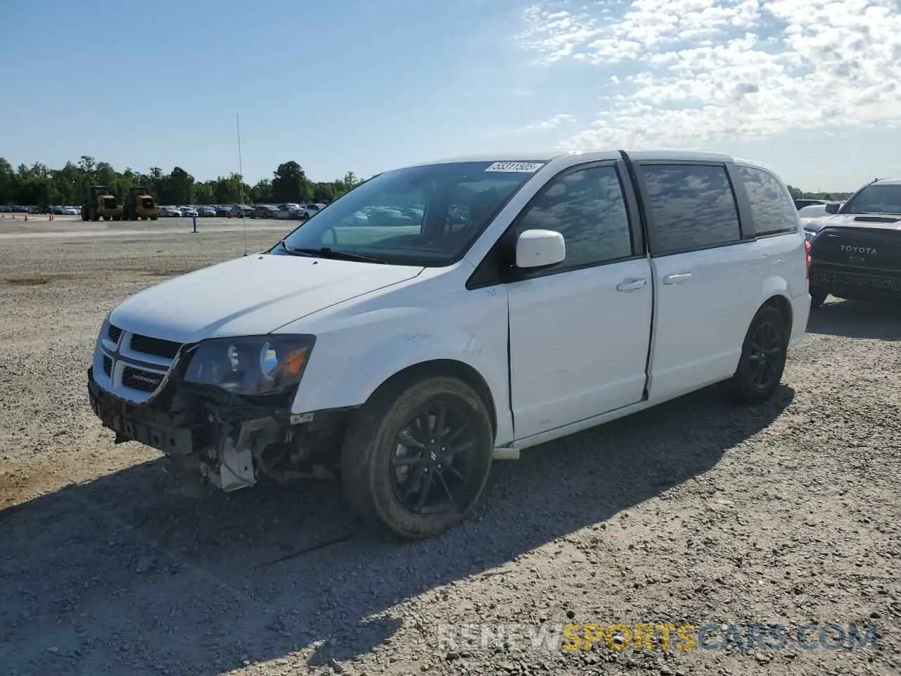1 Photograph of a damaged car 2C4RDGEG6LR187832 DODGE CARAVAN 2020