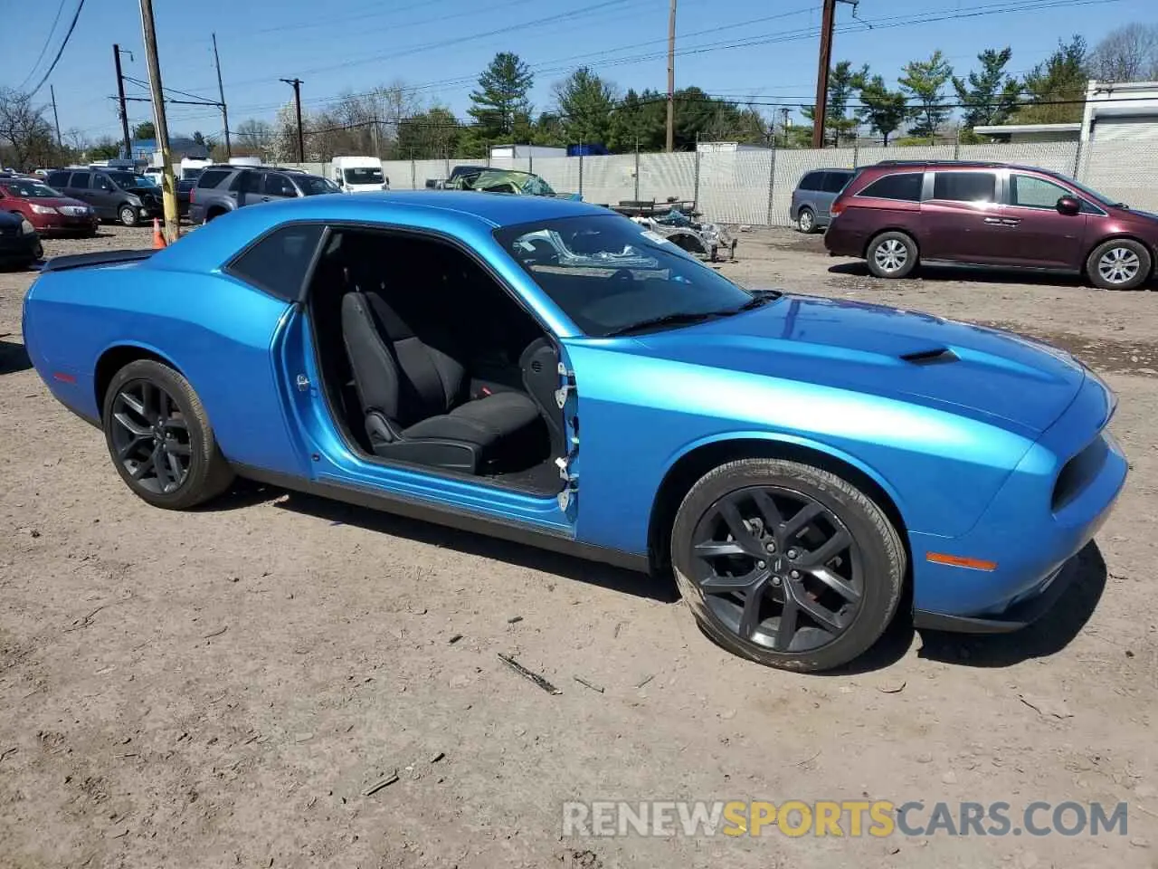 4 Photograph of a damaged car 2C3CDZAG0KH574358 DODGE CHALLENGER 2019