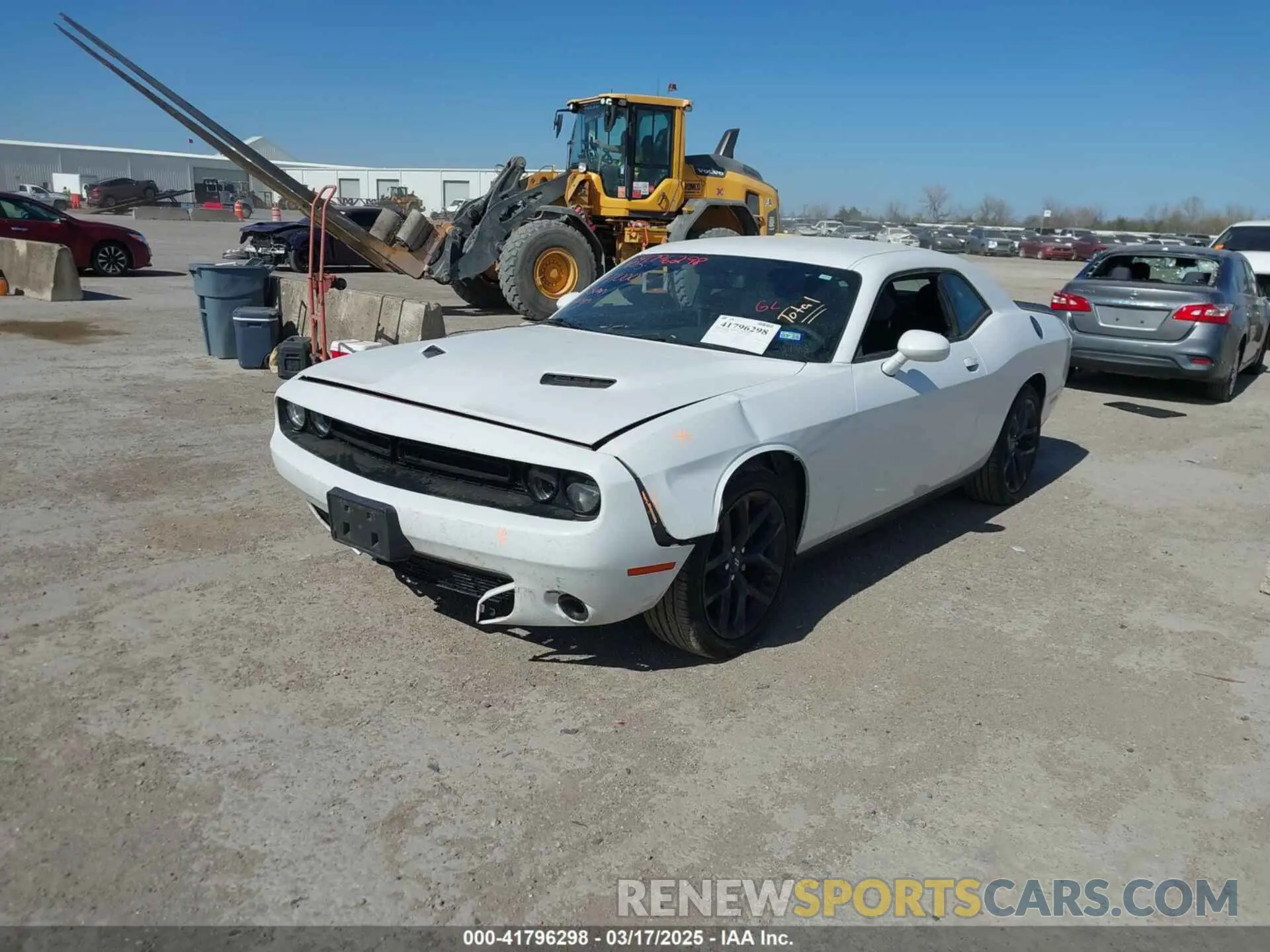 2 Photograph of a damaged car 2C3CDZAG0KH587336 DODGE CHALLENGER 2019