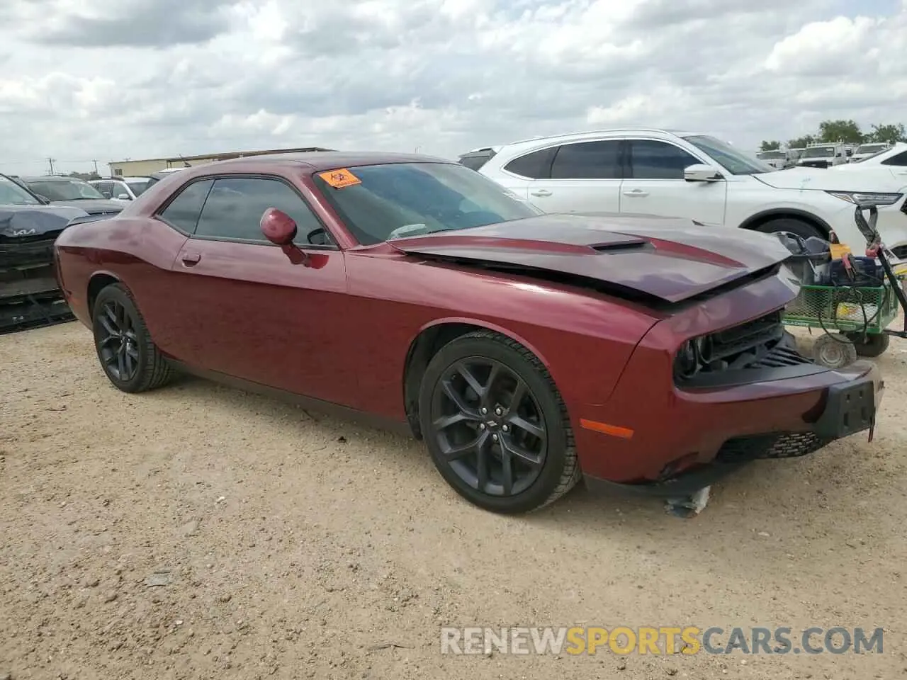 4 Photograph of a damaged car 2C3CDZAG0KH691602 DODGE CHALLENGER 2019