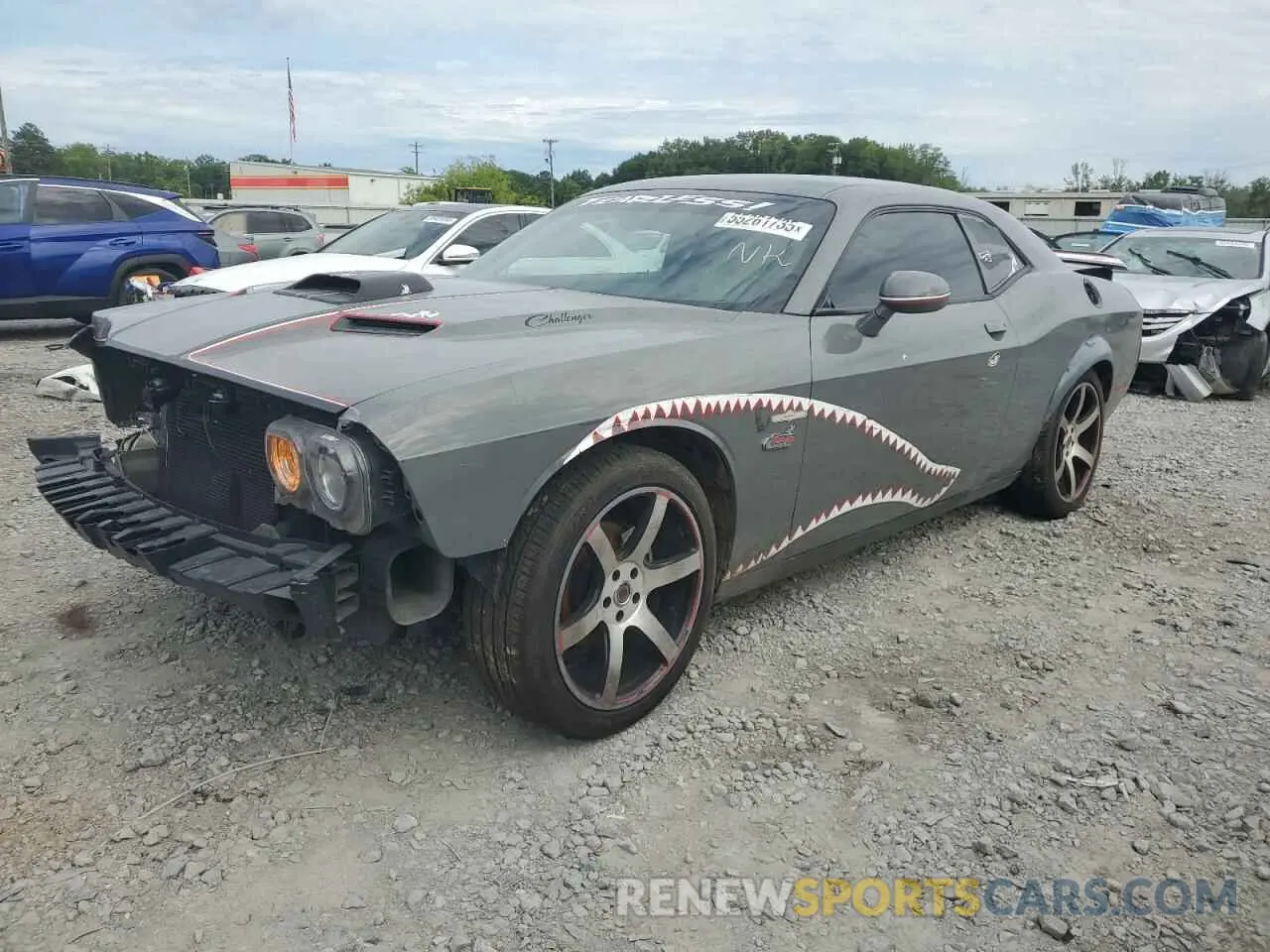 1 Photograph of a damaged car 2C3CDZAG0KH716949 DODGE CHALLENGER 2019