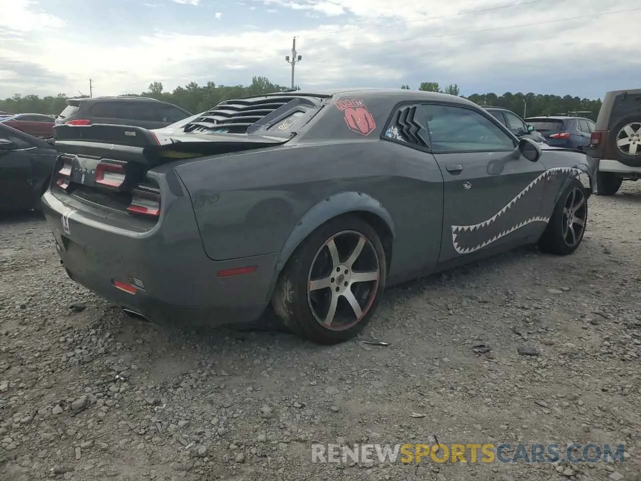 3 Photograph of a damaged car 2C3CDZAG0KH716949 DODGE CHALLENGER 2019