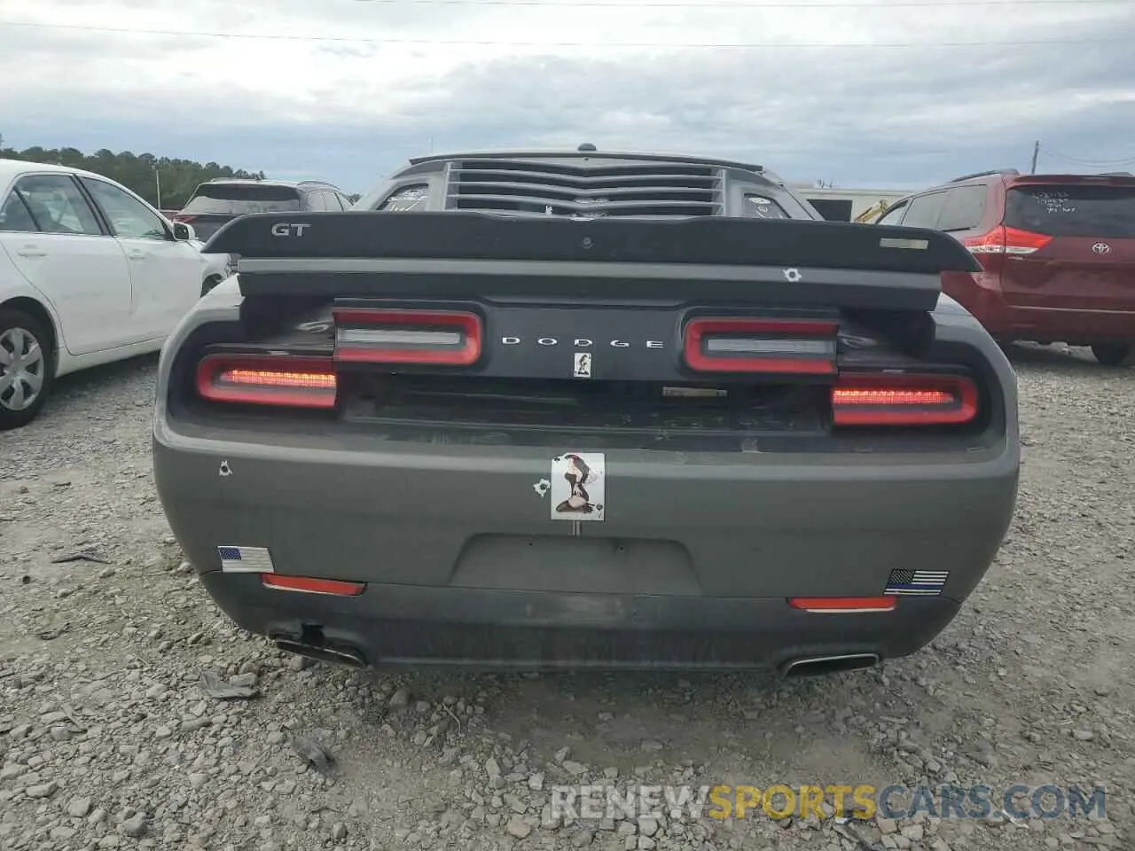 6 Photograph of a damaged car 2C3CDZAG0KH716949 DODGE CHALLENGER 2019