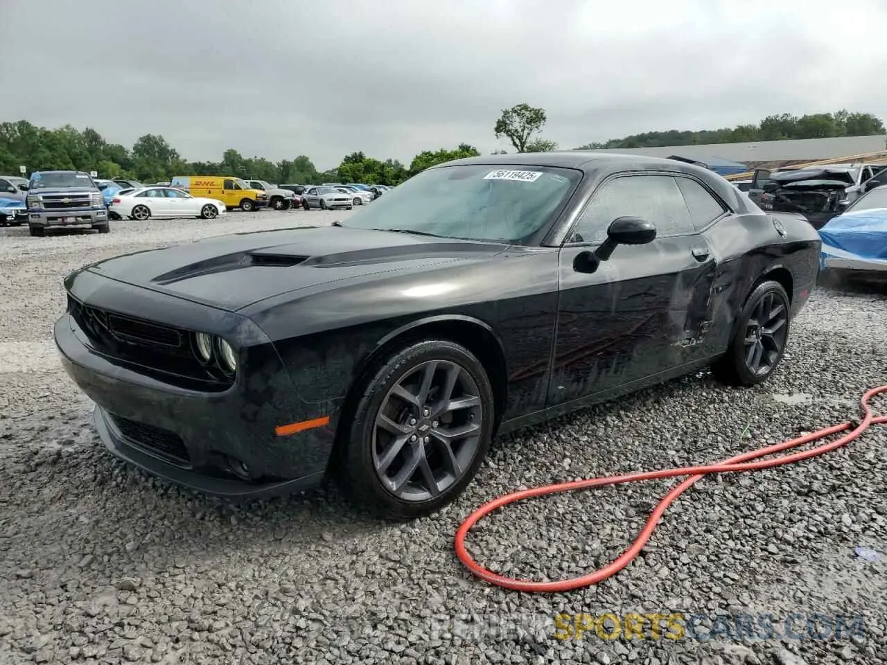 1 Photograph of a damaged car 2C3CDZAG1KH551431 DODGE CHALLENGER 2019