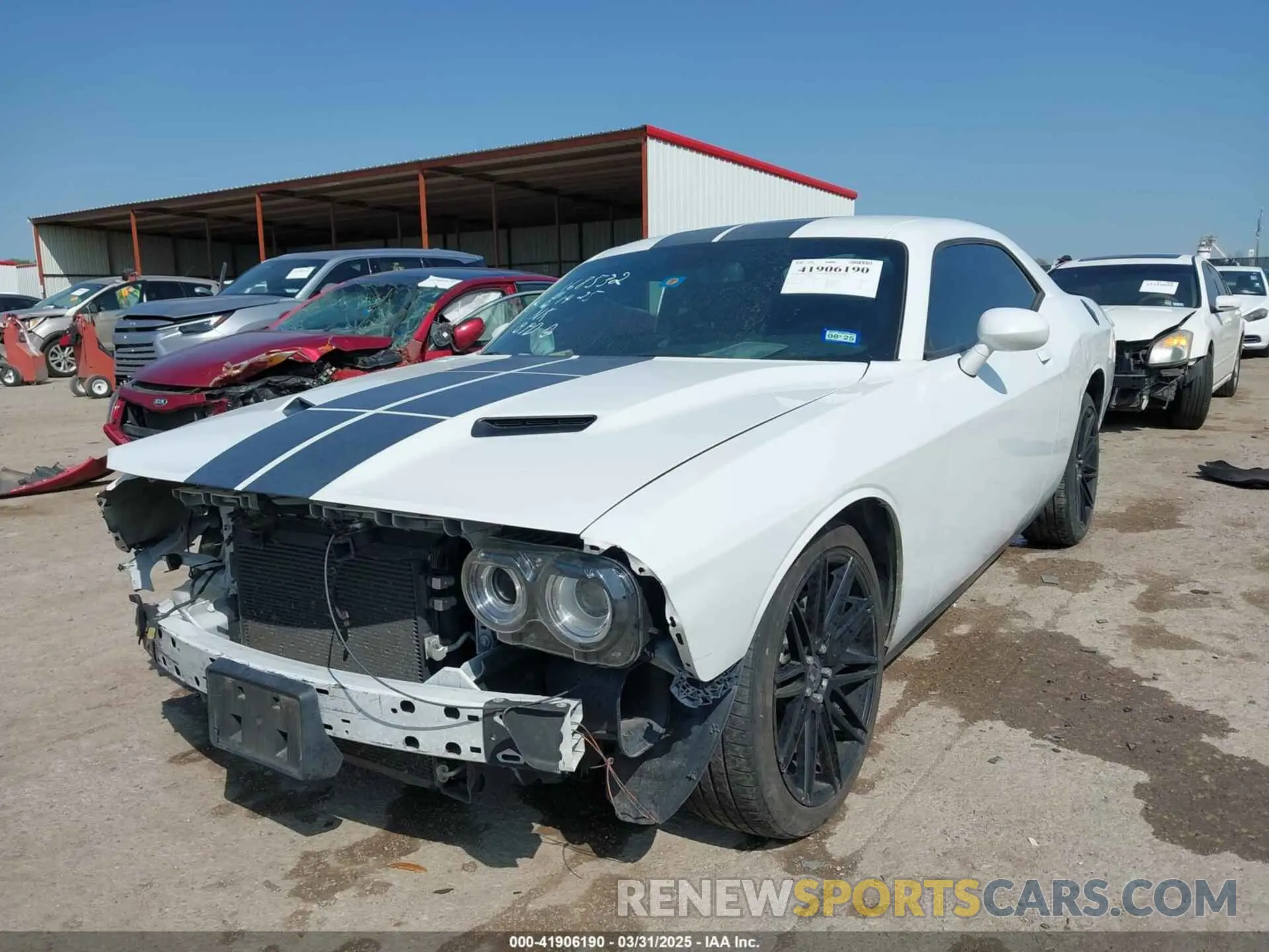 2 Photograph of a damaged car 2C3CDZAG2KH530250 DODGE CHALLENGER 2019