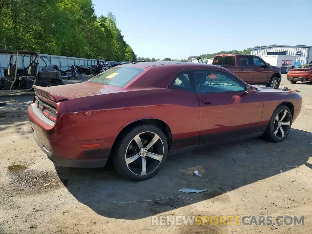 3 Photograph of a damaged car 2C3CDZAG2KH626203 DODGE CHALLENGER 2019