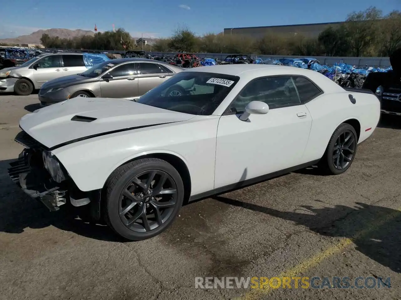 1 Photograph of a damaged car 2C3CDZAG3KH500416 DODGE CHALLENGER 2019