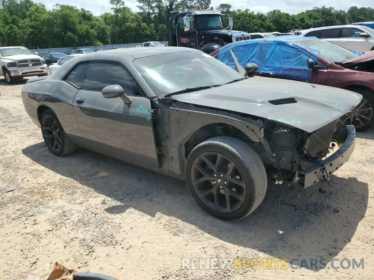 4 Photograph of a damaged car 2C3CDZAG3KH541547 DODGE CHALLENGER 2019