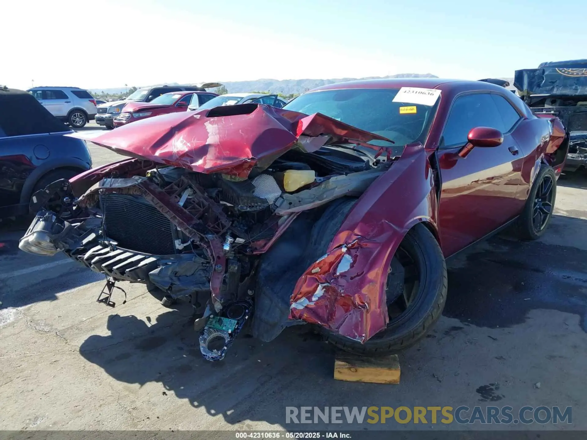 6 Photograph of a damaged car 2C3CDZAG3KH744129 DODGE CHALLENGER 2019
