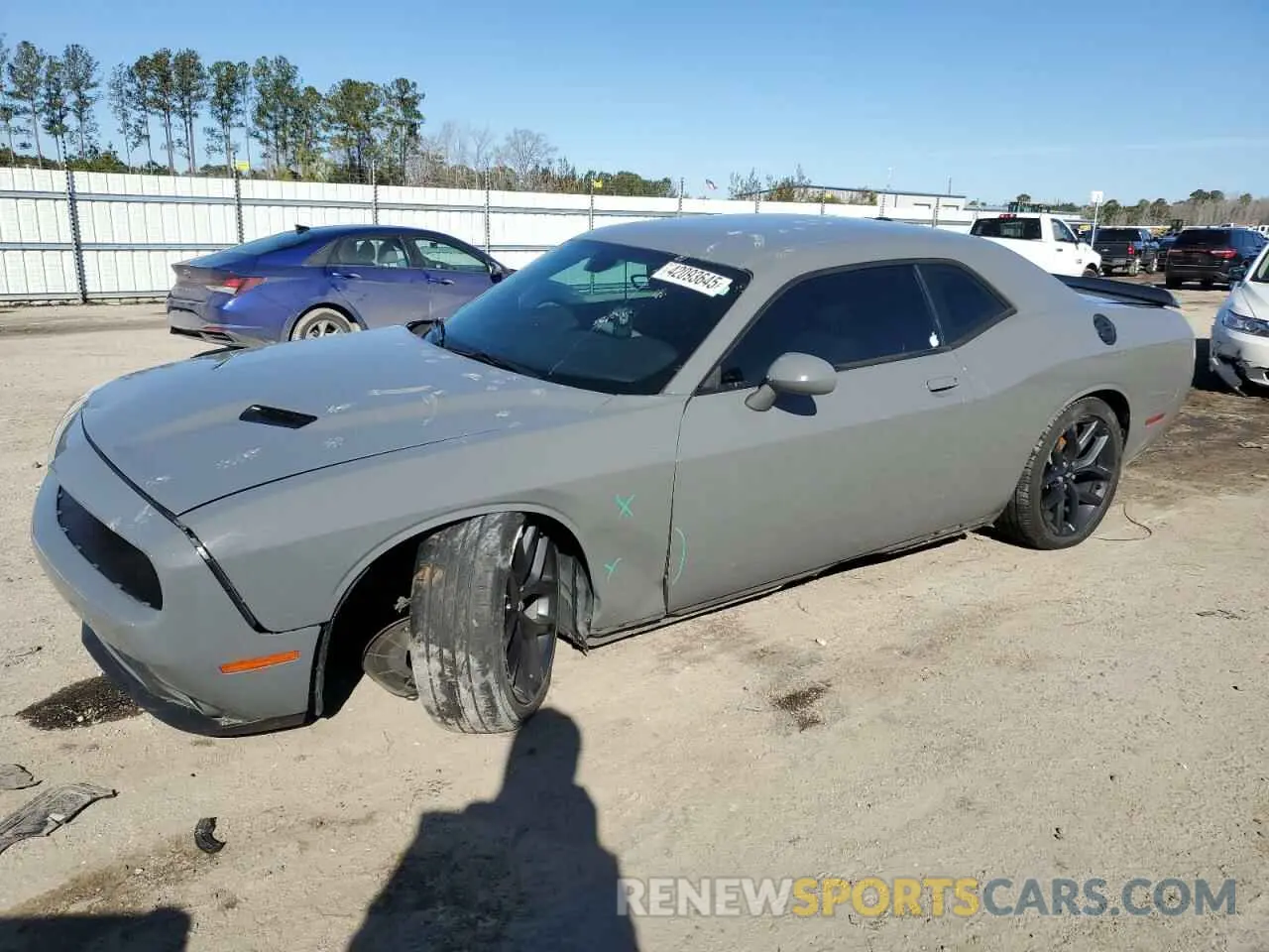 1 Photograph of a damaged car 2C3CDZAG4KH521999 DODGE CHALLENGER 2019
