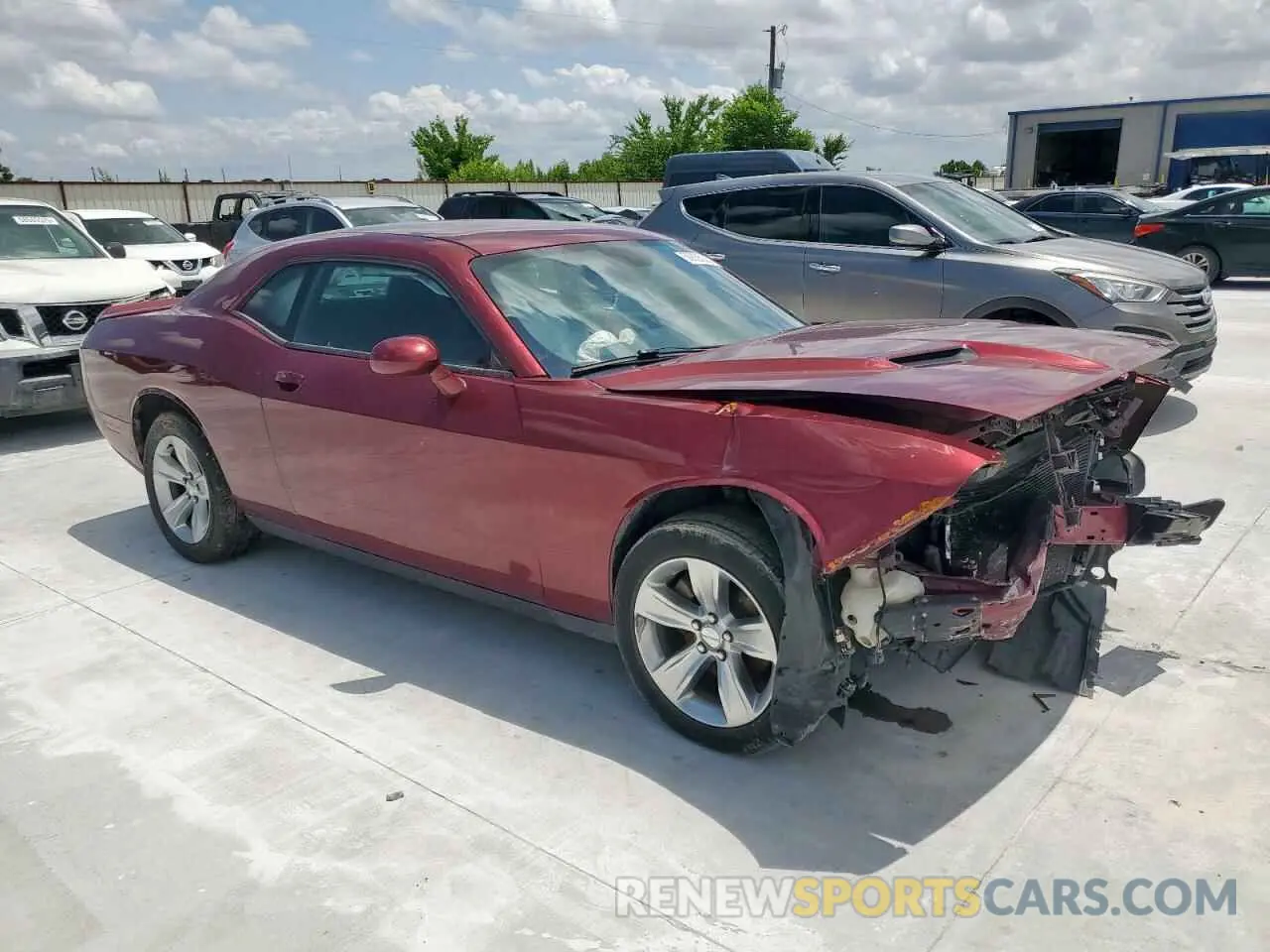 4 Photograph of a damaged car 2C3CDZAG4KH531691 DODGE CHALLENGER 2019