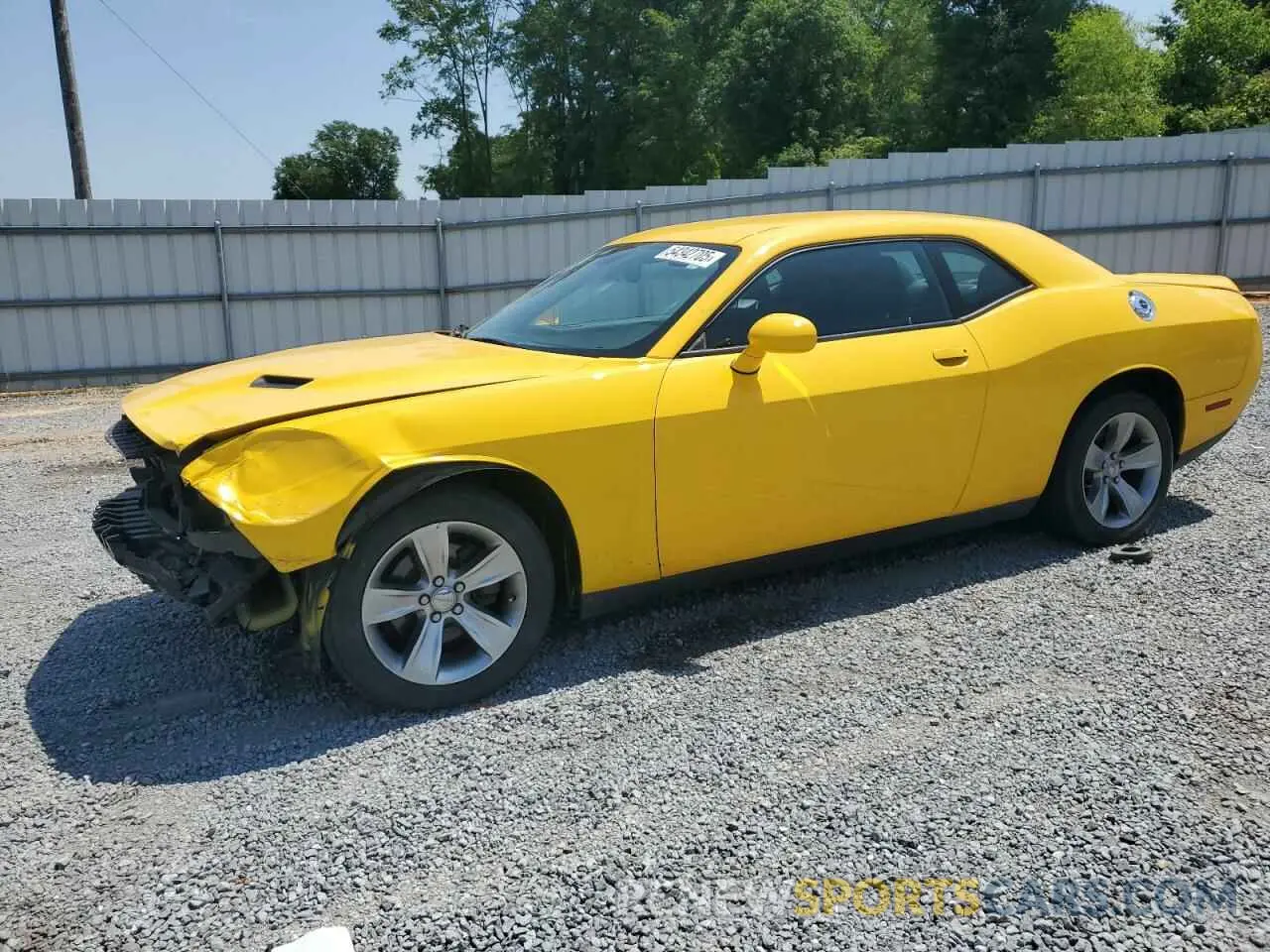 1 Photograph of a damaged car 2C3CDZAG4KH534610 DODGE CHALLENGER 2019