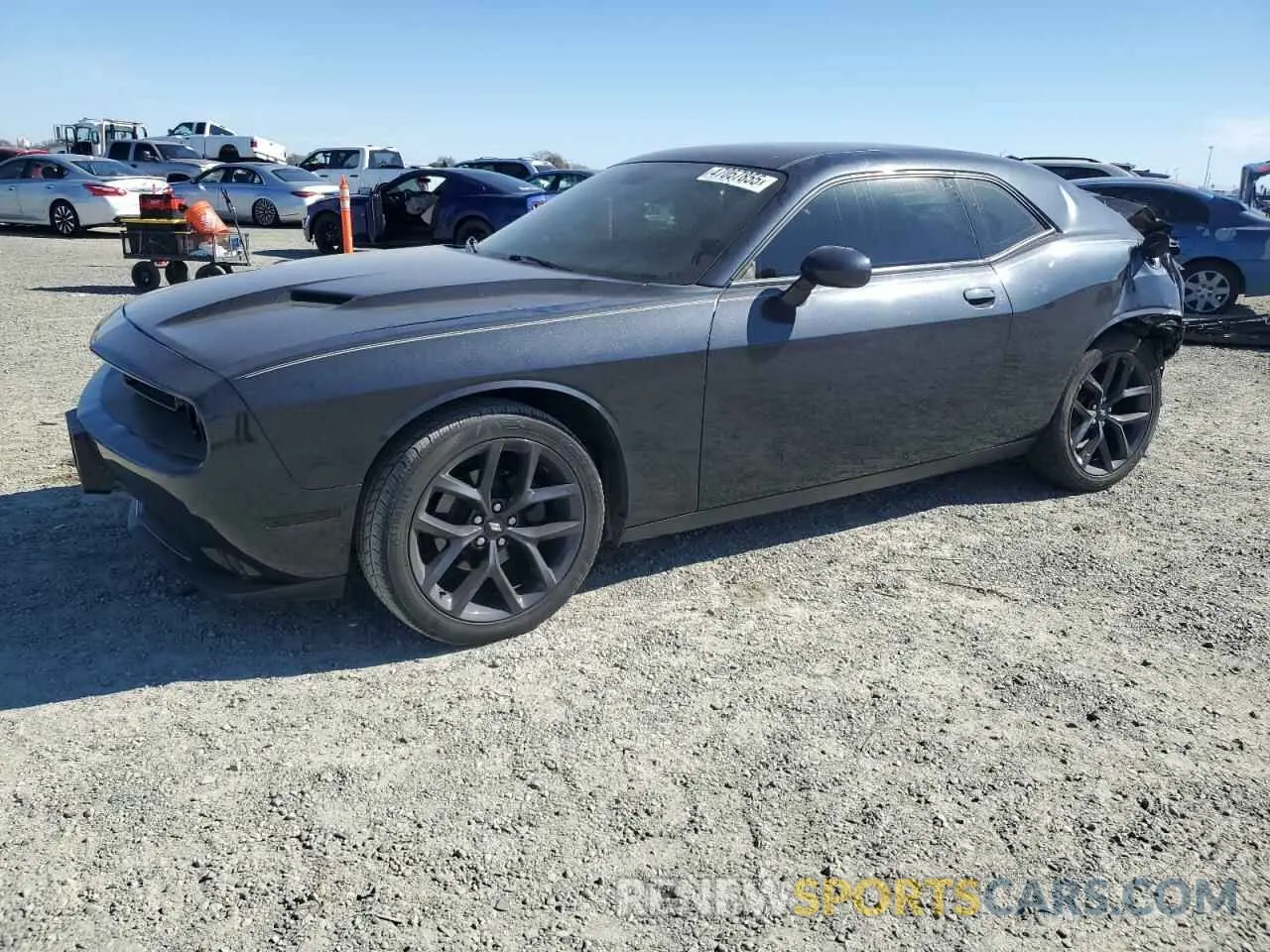 1 Photograph of a damaged car 2C3CDZAG4KH677184 DODGE CHALLENGER 2019