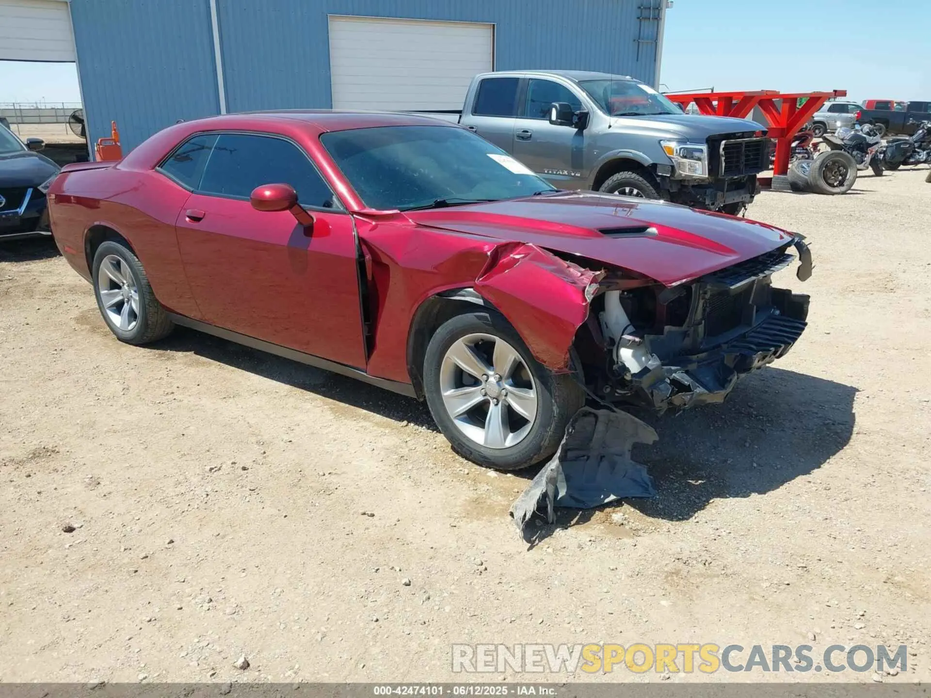 1 Photograph of a damaged car 2C3CDZAG4KH751610 DODGE CHALLENGER 2019