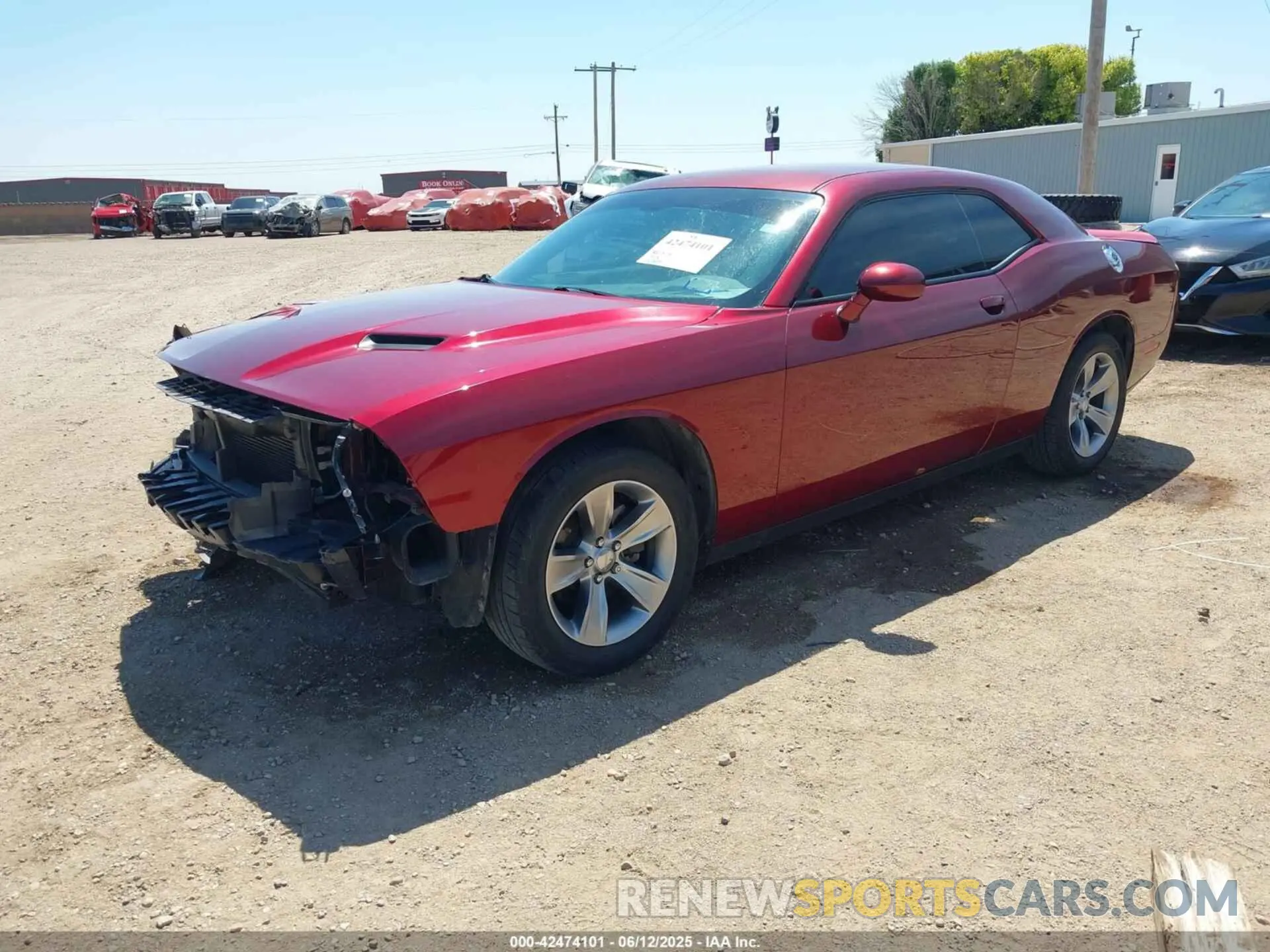 2 Photograph of a damaged car 2C3CDZAG4KH751610 DODGE CHALLENGER 2019