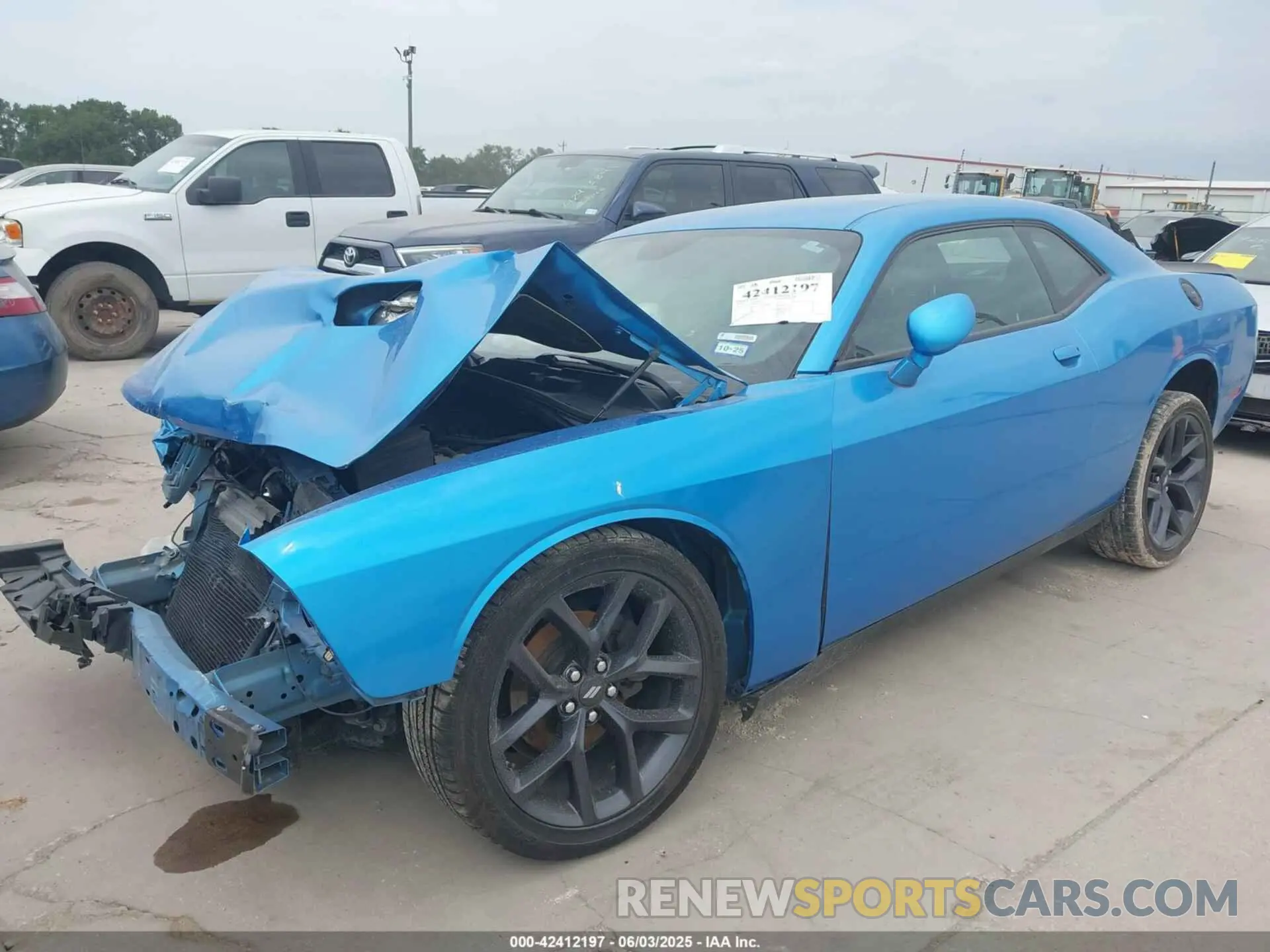 2 Photograph of a damaged car 2C3CDZAG5KH574839 DODGE CHALLENGER 2019