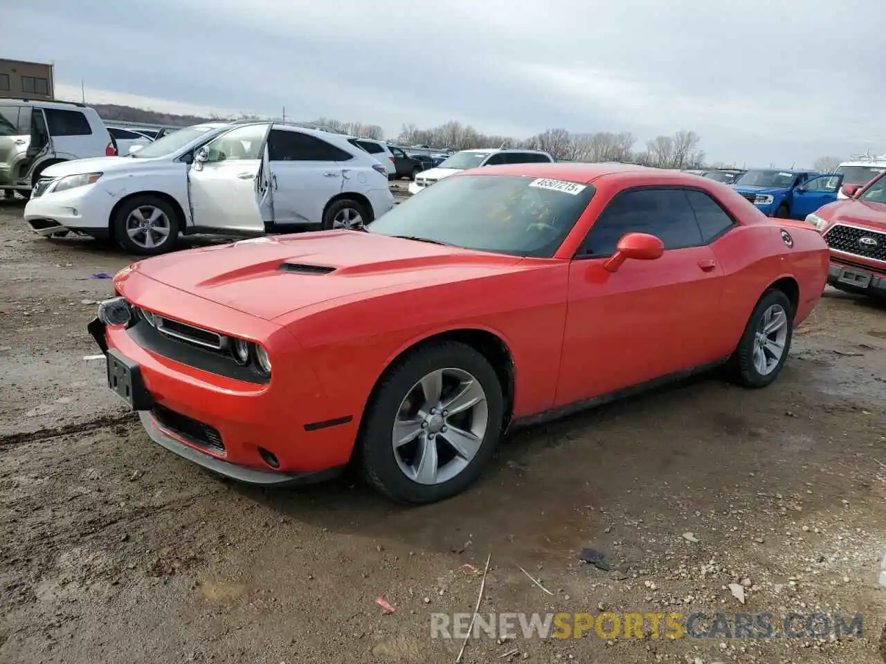 1 Photograph of a damaged car 2C3CDZAG5KH727784 DODGE CHALLENGER 2019