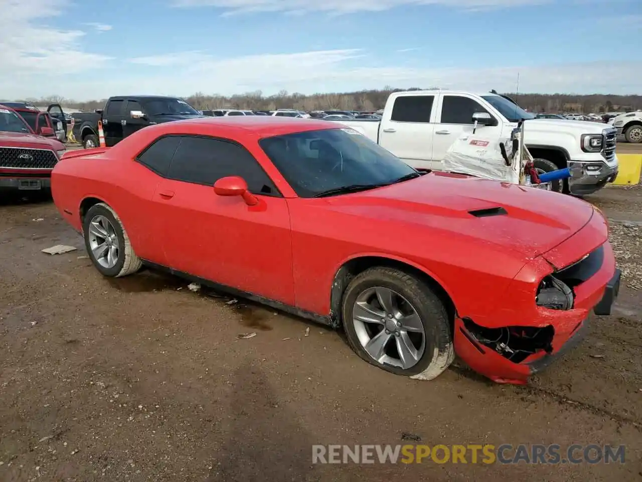 4 Photograph of a damaged car 2C3CDZAG5KH727784 DODGE CHALLENGER 2019