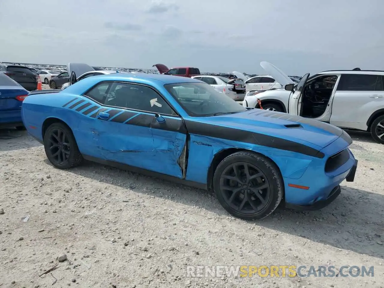 4 Photograph of a damaged car 2C3CDZAG6KH574901 DODGE CHALLENGER 2019