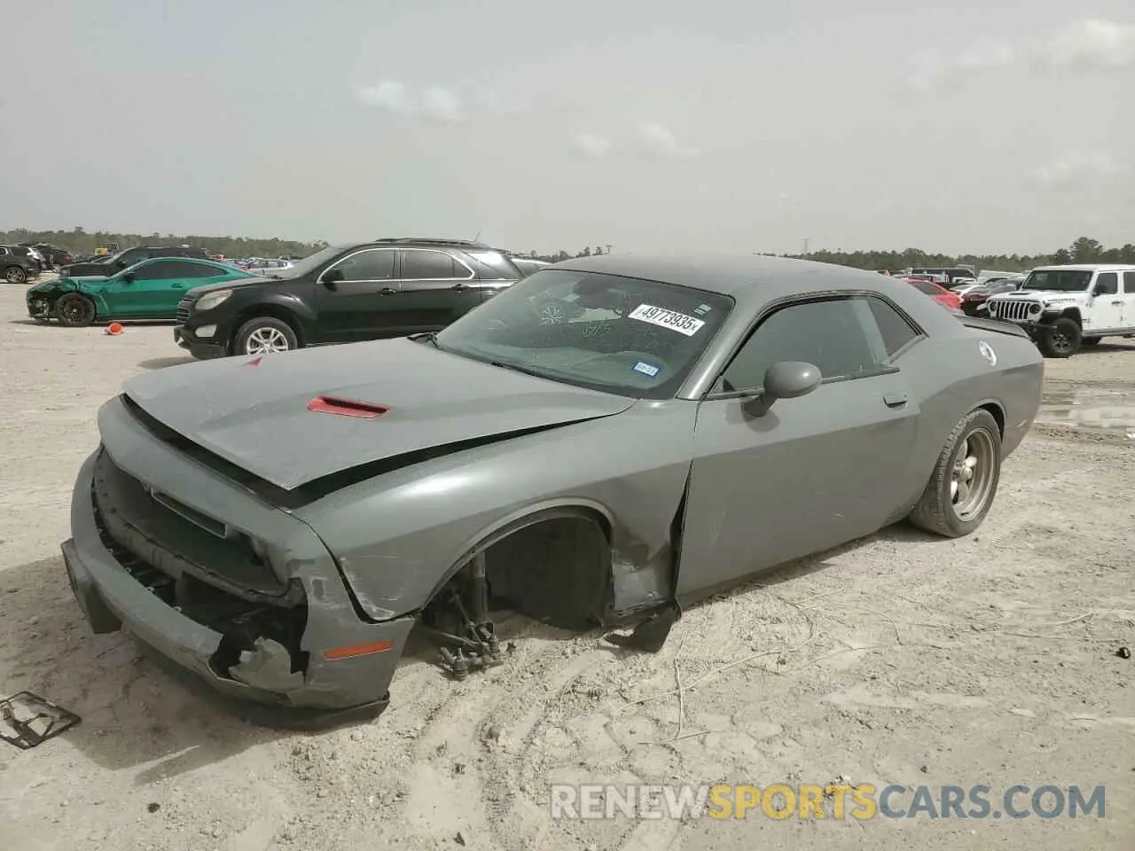 1 Photograph of a damaged car 2C3CDZAG6KH668728 DODGE CHALLENGER 2019
