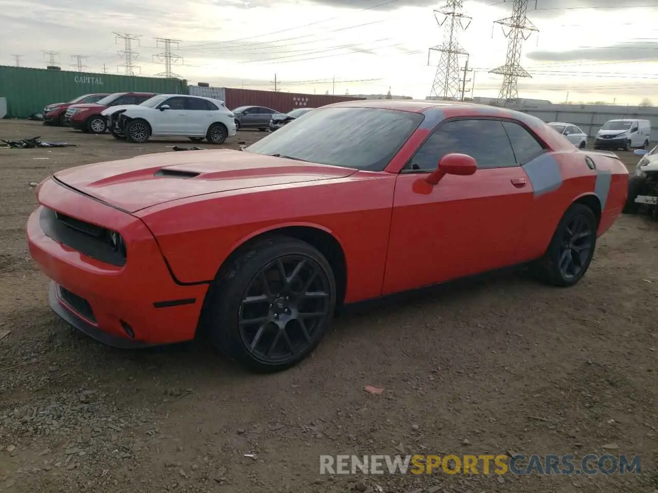 1 Photograph of a damaged car 2C3CDZAG6KH684587 DODGE CHALLENGER 2019