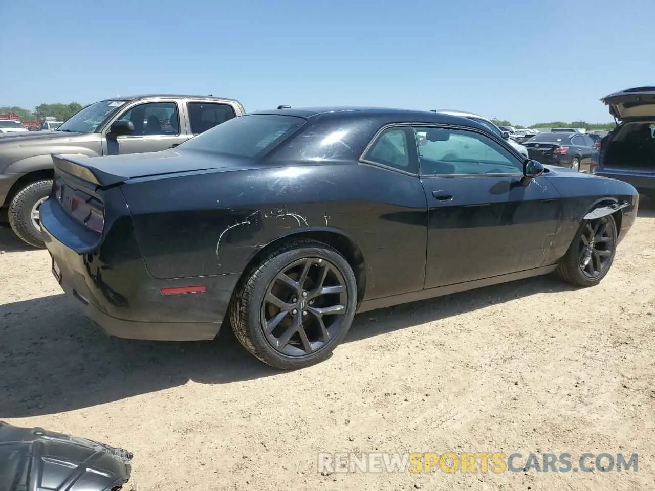 3 Photograph of a damaged car 2C3CDZAG6KH691605 DODGE CHALLENGER 2019