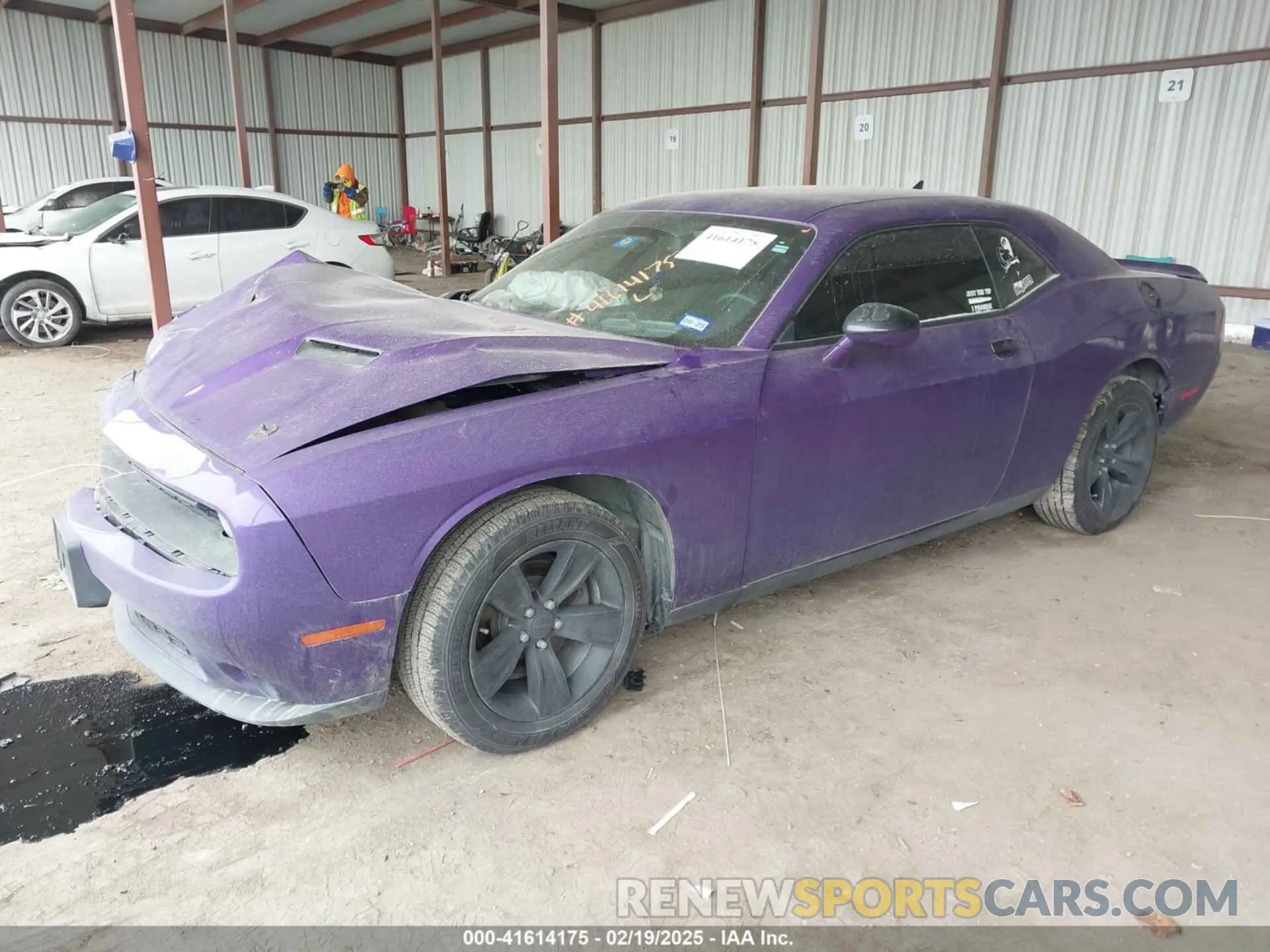 2 Photograph of a damaged car 2C3CDZAG6KH731682 DODGE CHALLENGER 2019
