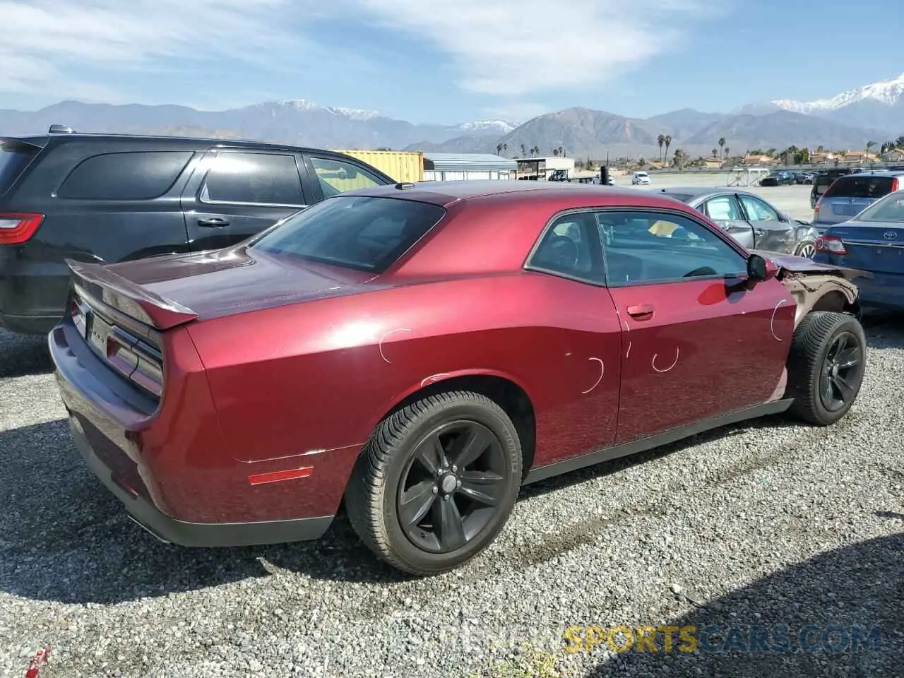 3 Photograph of a damaged car 2C3CDZAG7KH560649 DODGE CHALLENGER 2019