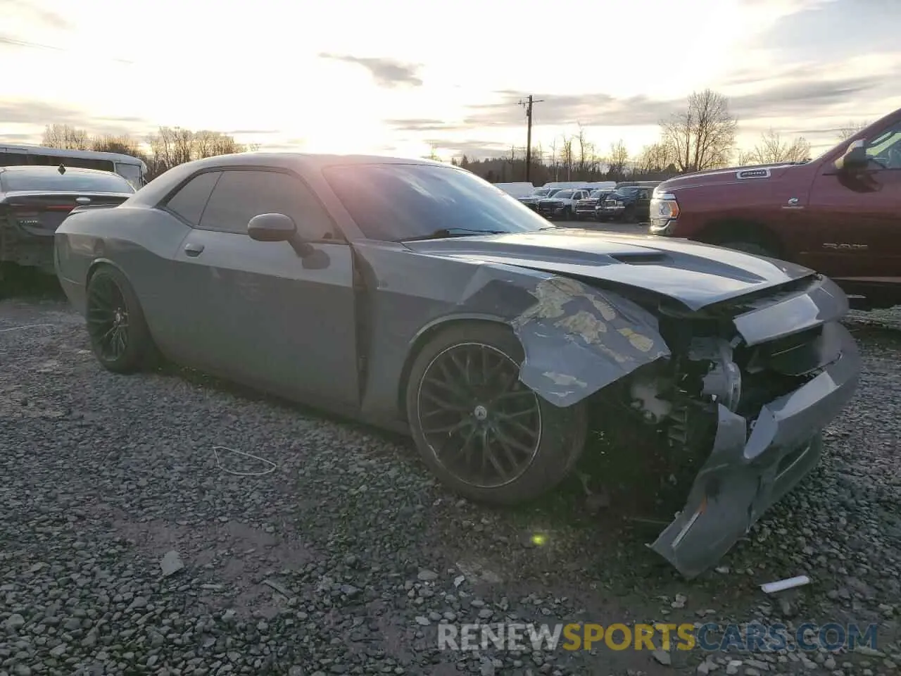 4 Photograph of a damaged car 2C3CDZAG7KH574793 DODGE CHALLENGER 2019