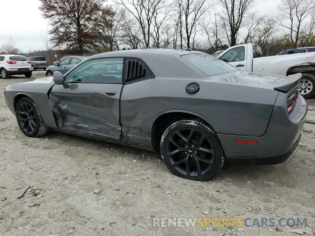 2 Photograph of a damaged car 2C3CDZAG7KH614628 DODGE CHALLENGER 2019