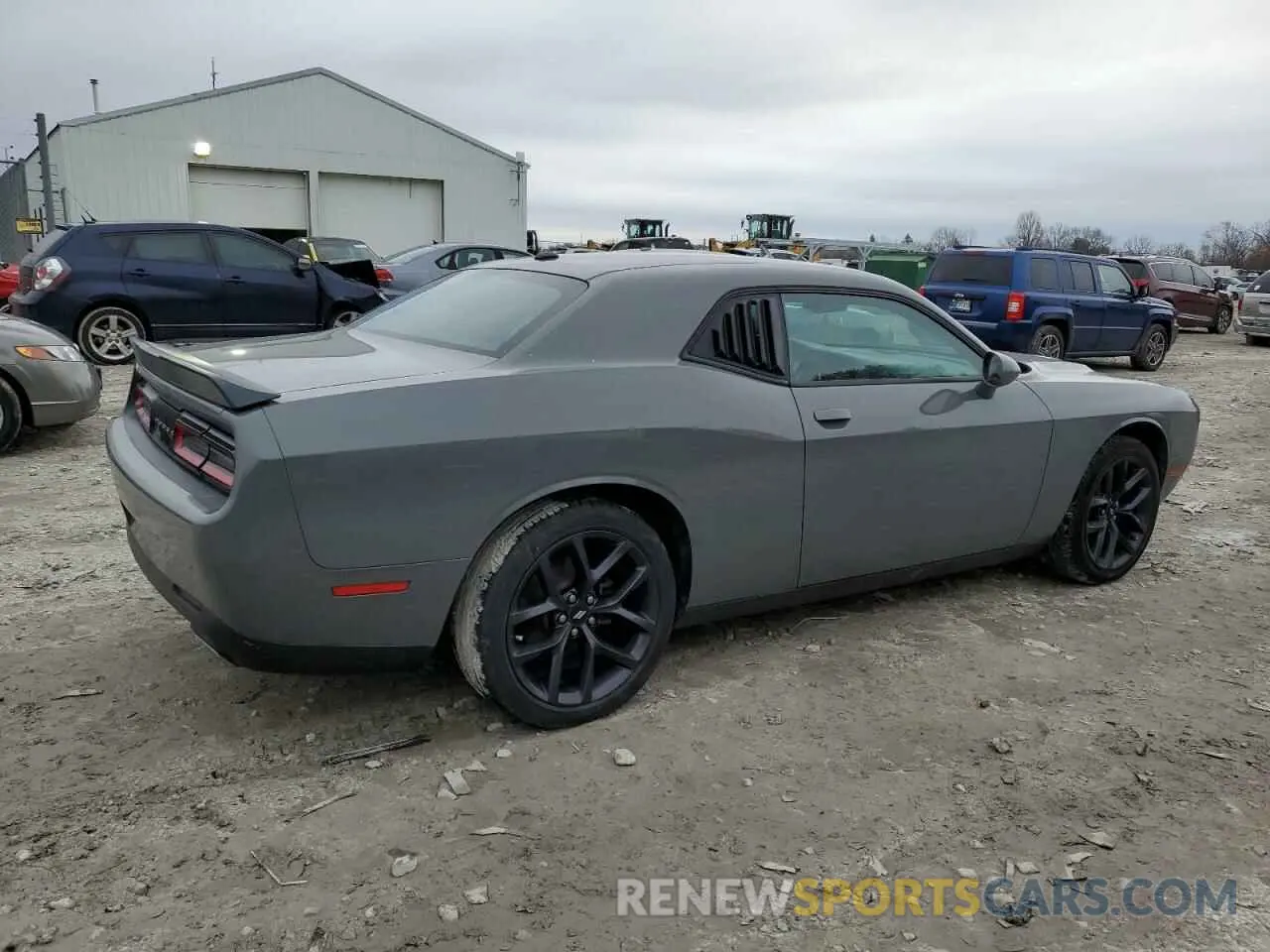 3 Photograph of a damaged car 2C3CDZAG7KH614628 DODGE CHALLENGER 2019