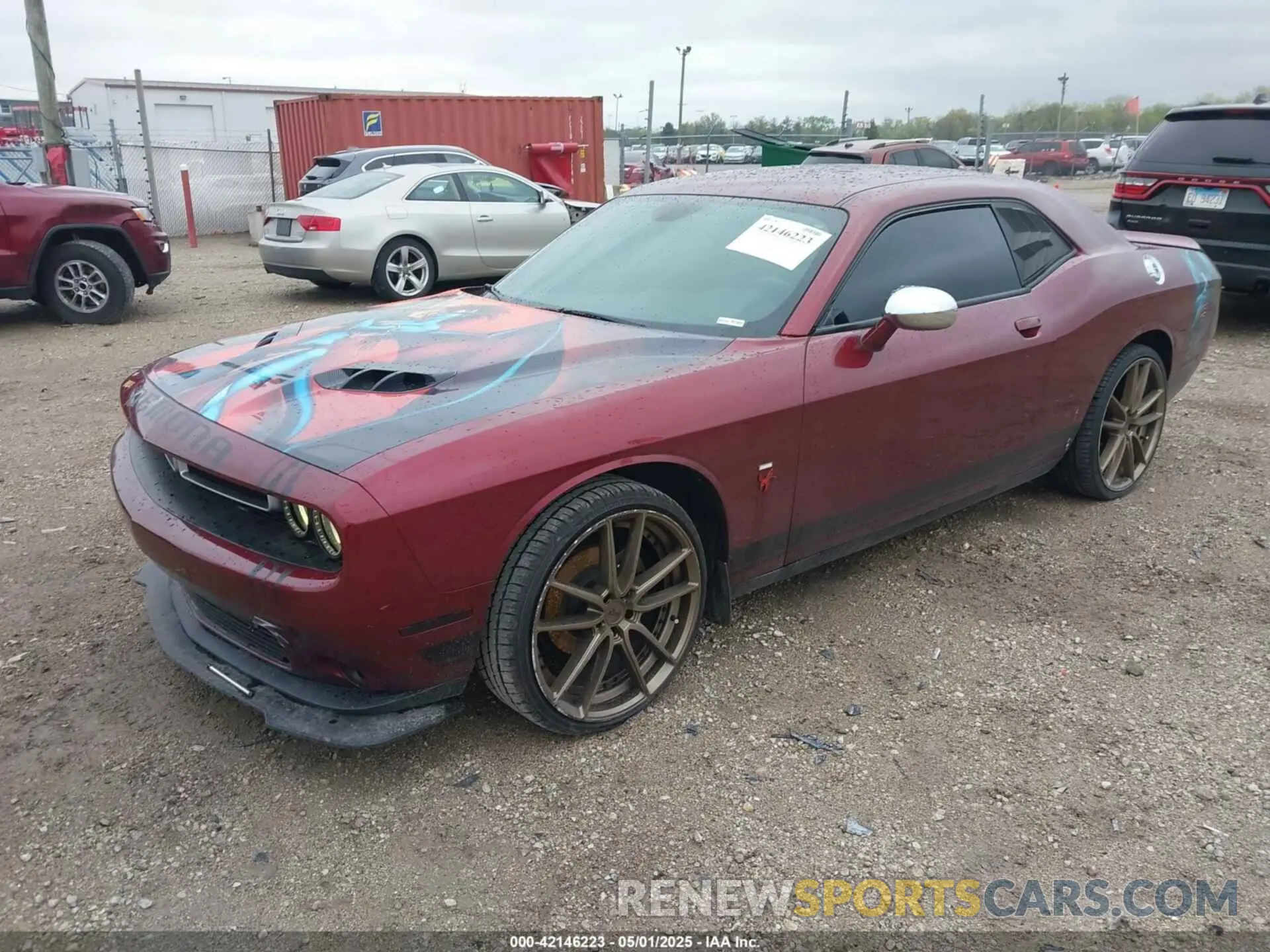 2 Photograph of a damaged car 2C3CDZAG7KH620445 DODGE CHALLENGER 2019