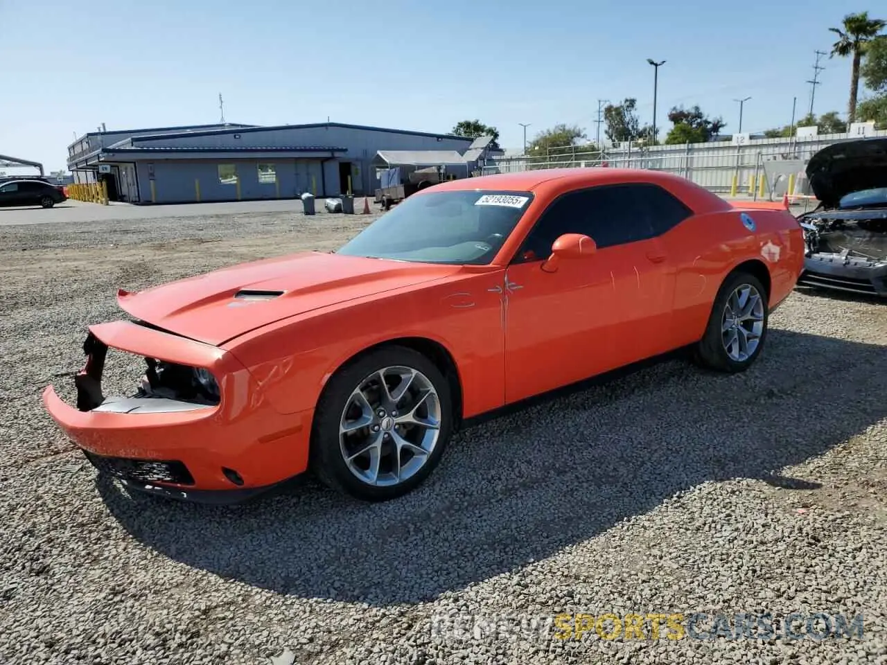 1 Photograph of a damaged car 2C3CDZAG7KH677731 DODGE CHALLENGER 2019