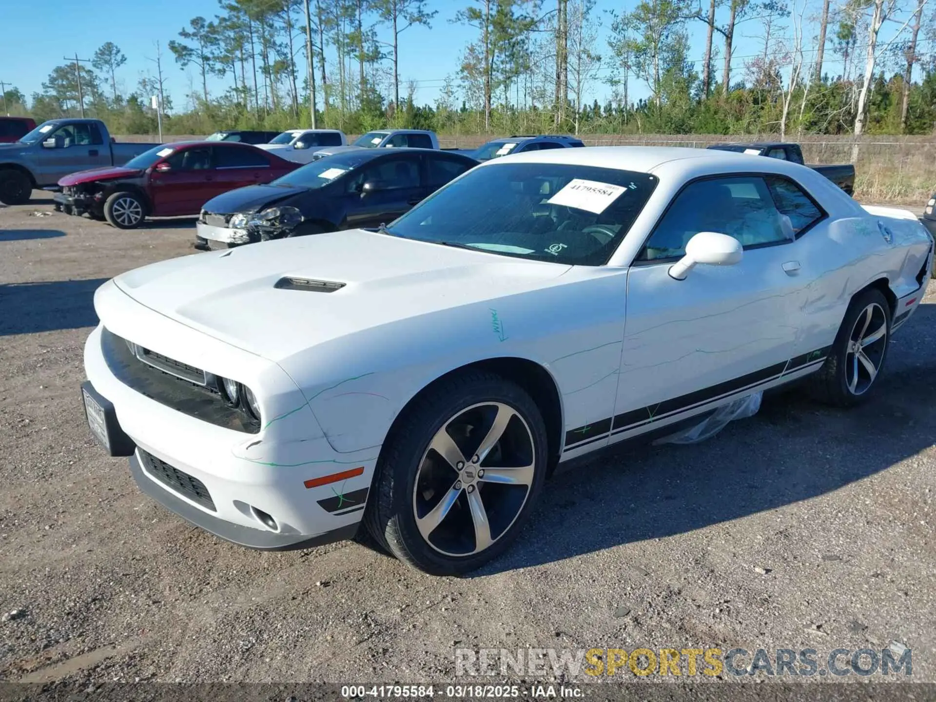 2 Photograph of a damaged car 2C3CDZAG8KH620552 DODGE CHALLENGER 2019