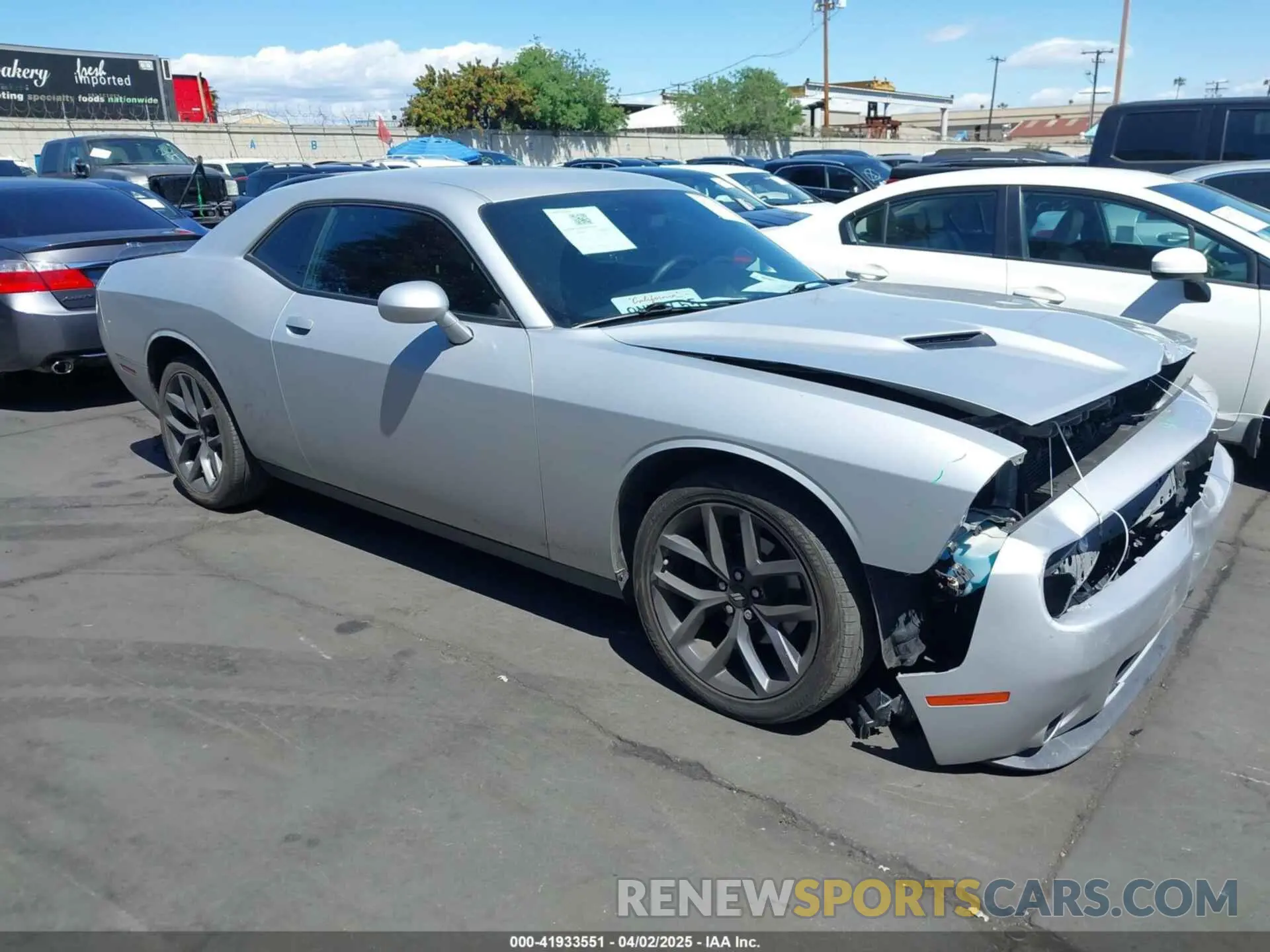 1 Photograph of a damaged car 2C3CDZAG8KH655513 DODGE CHALLENGER 2019