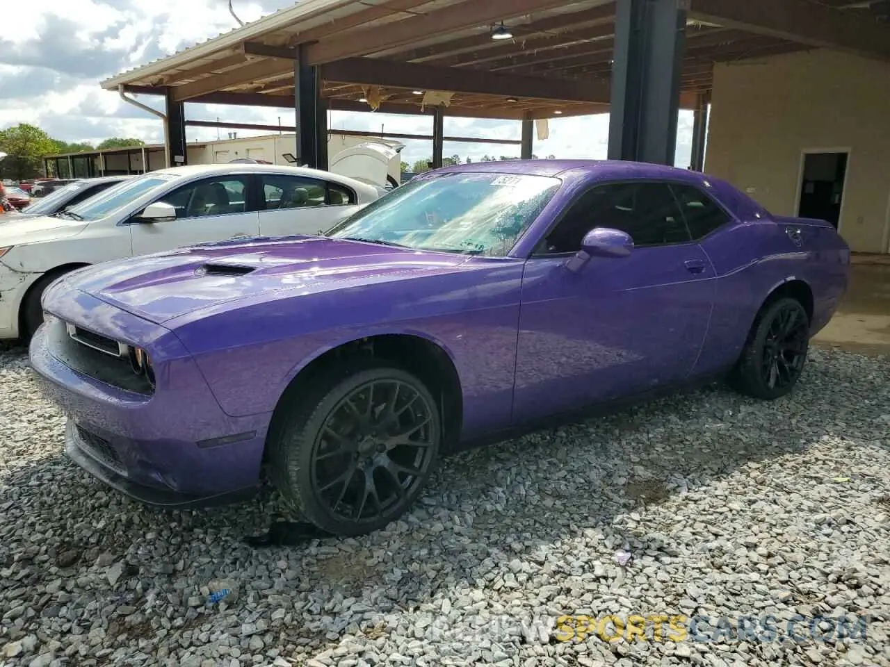 1 Photograph of a damaged car 2C3CDZAG8KH731537 DODGE CHALLENGER 2019