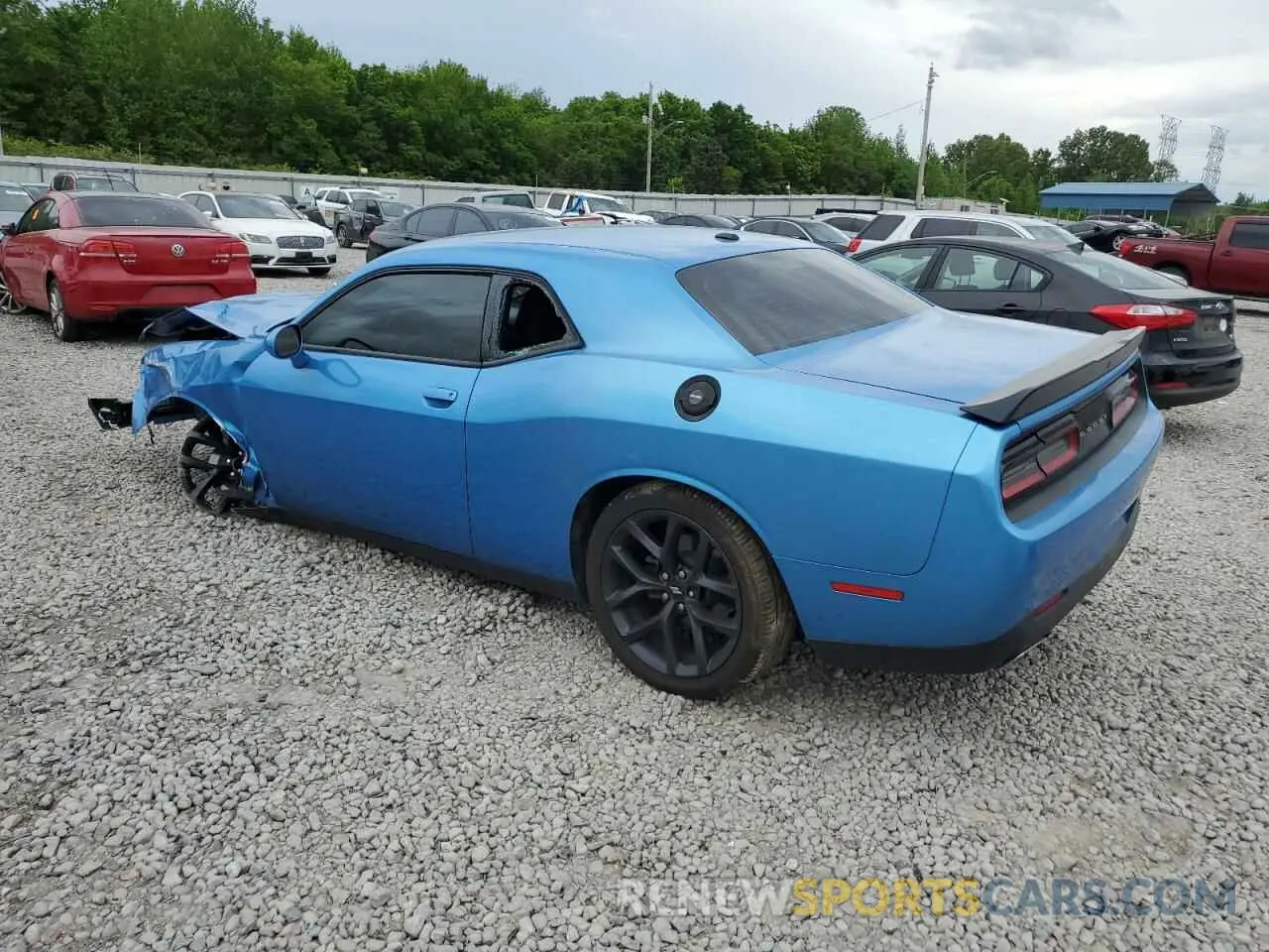 2 Photograph of a damaged car 2C3CDZAG9KH509105 DODGE CHALLENGER 2019