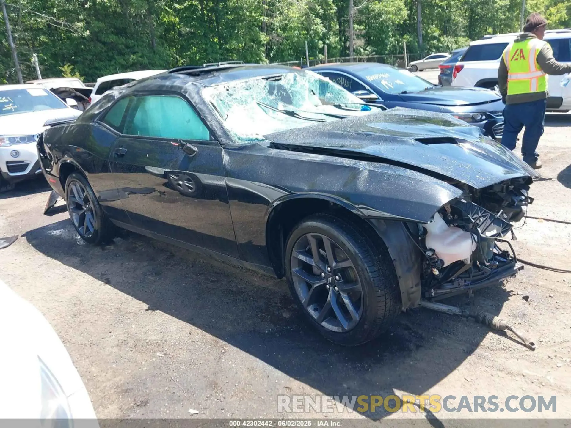 1 Photograph of a damaged car 2C3CDZAG9KH574858 DODGE CHALLENGER 2019
