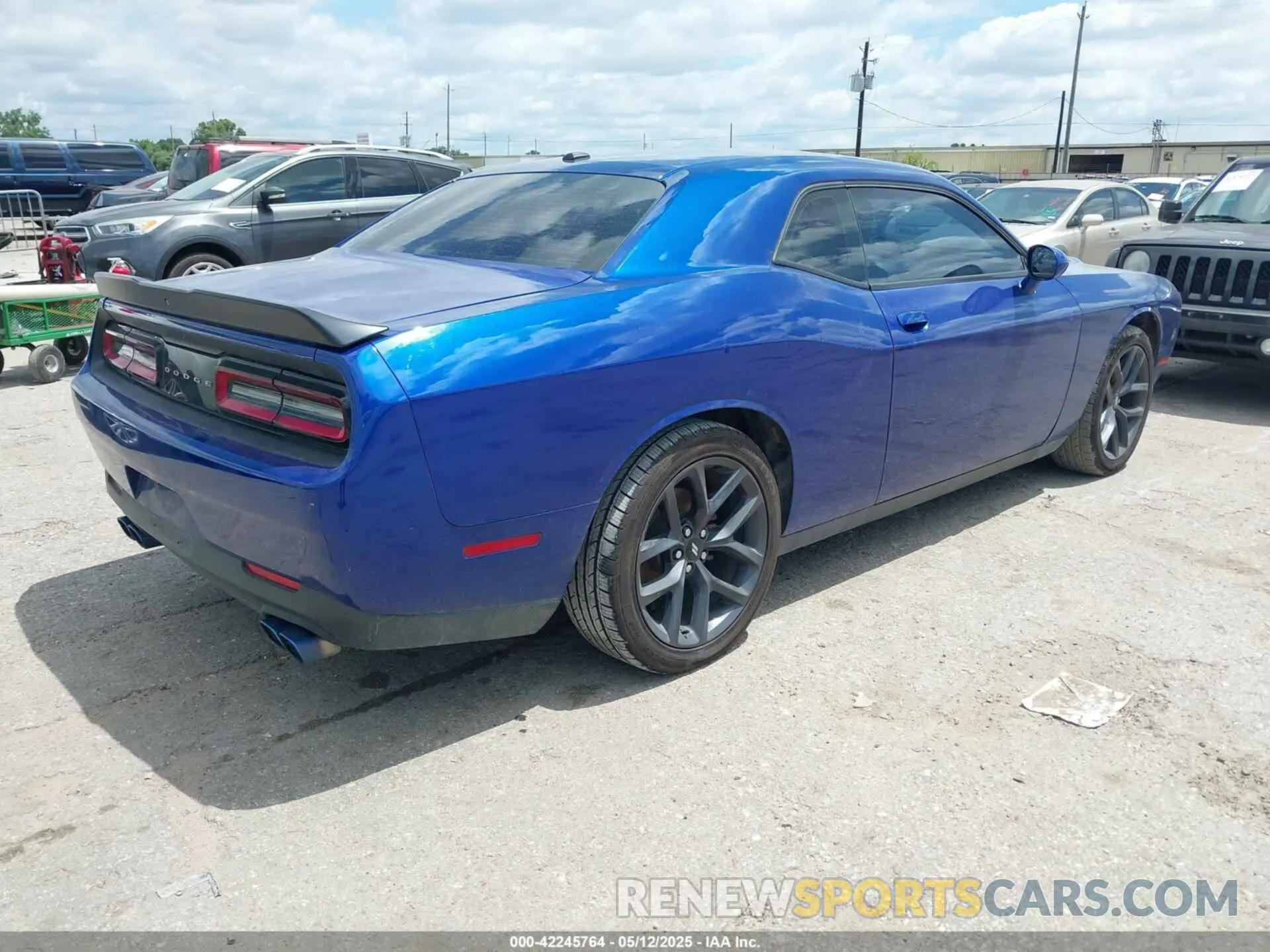 4 Photograph of a damaged car 2C3CDZAG9KH574892 DODGE CHALLENGER 2019