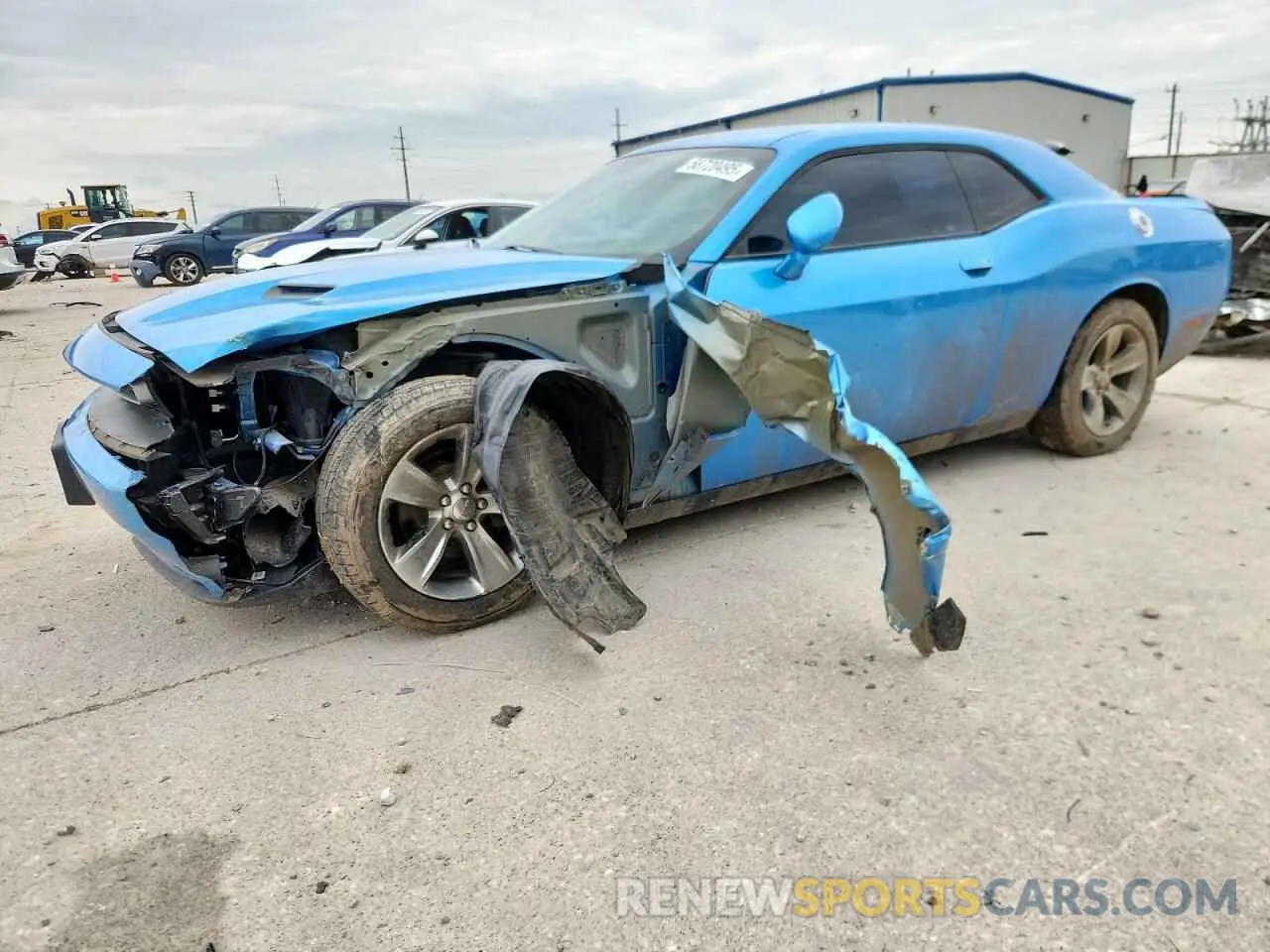 1 Photograph of a damaged car 2C3CDZAG9KH671896 DODGE CHALLENGER 2019