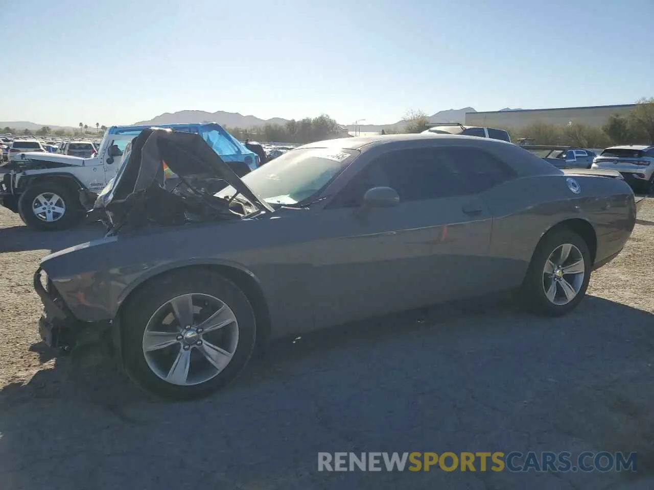 1 Photograph of a damaged car 2C3CDZAG9KH674054 DODGE CHALLENGER 2019