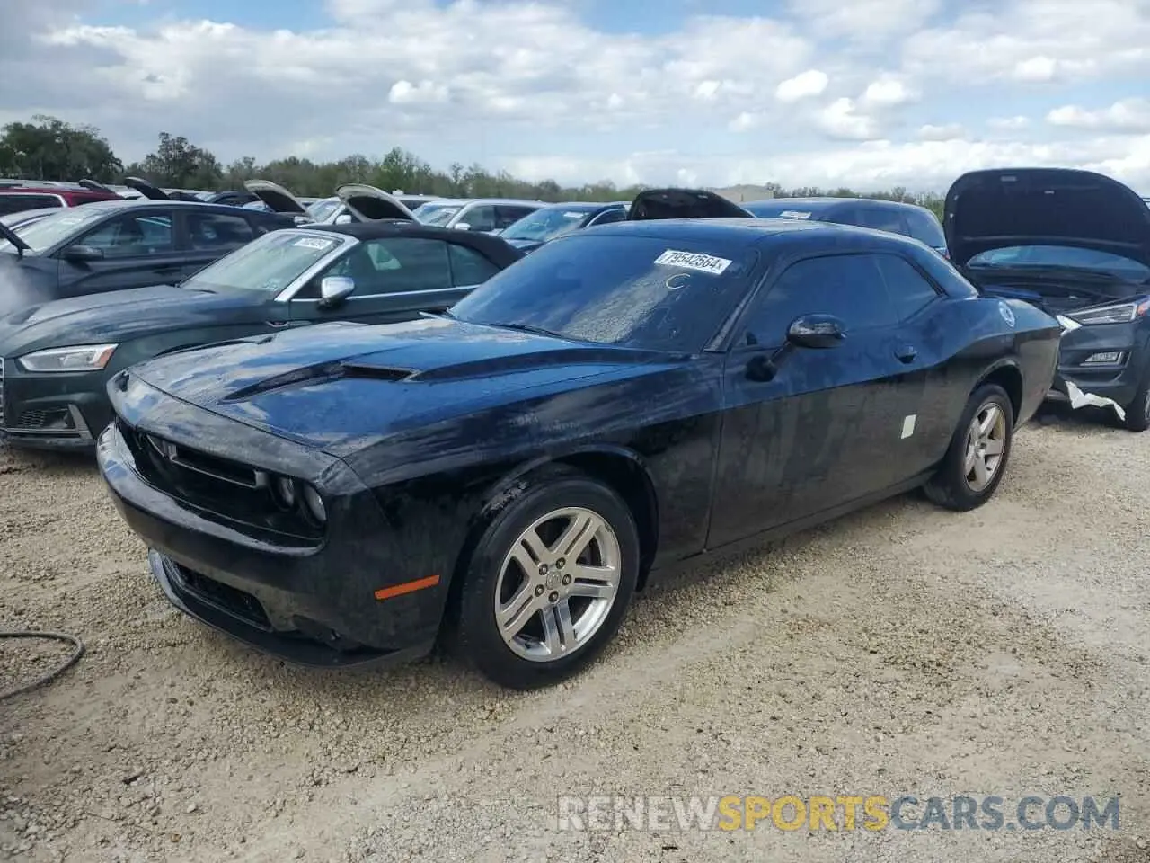 1 Photograph of a damaged car 2C3CDZAG9KH751845 DODGE CHALLENGER 2019